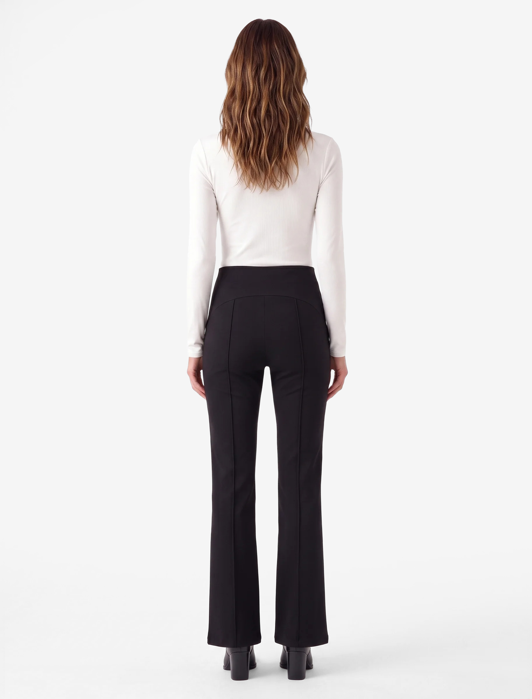 Koton Normal Bel Straight Fit Pantolon görsel 3