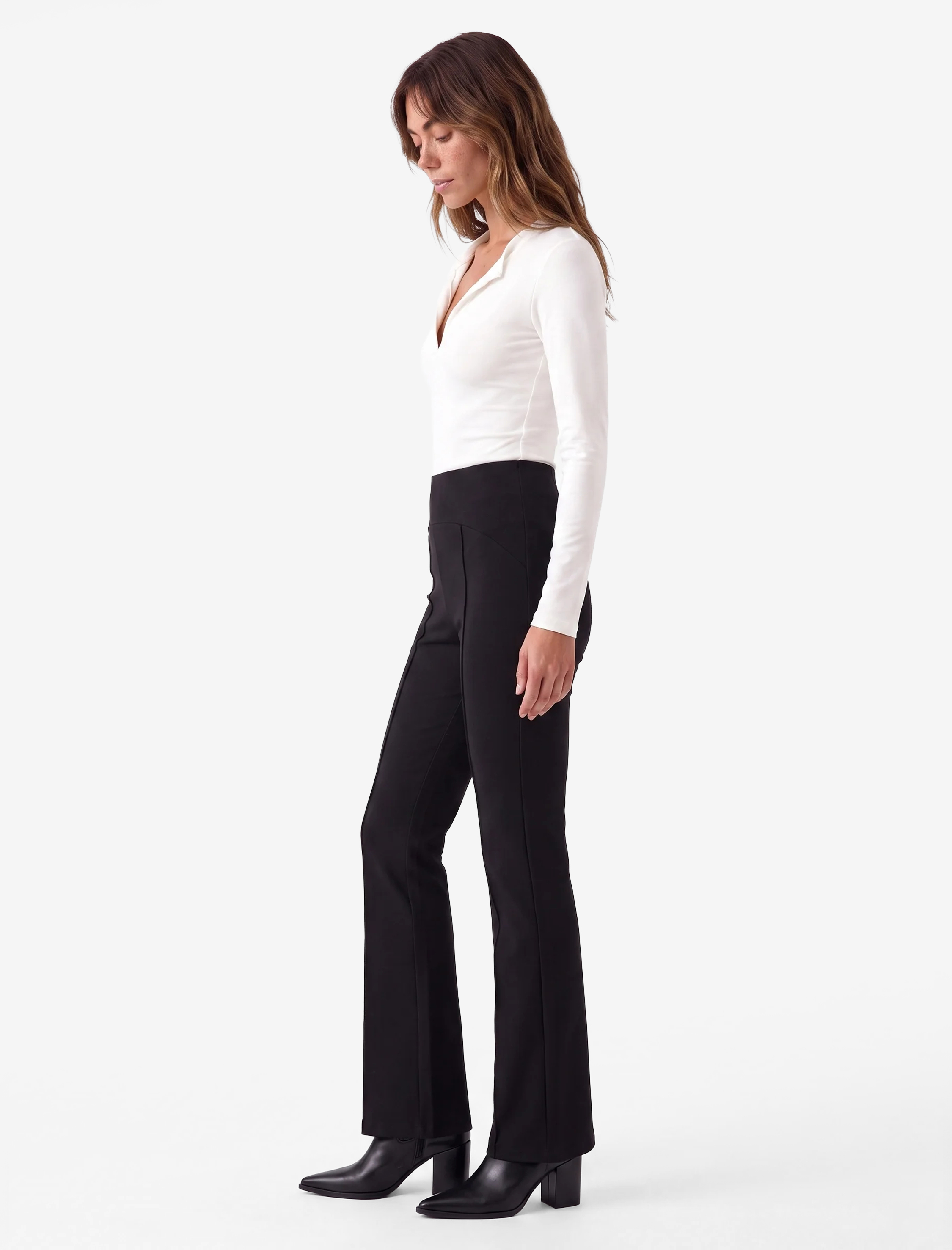 Koton Normal Bel Straight Fit Pantolon görsel 2
