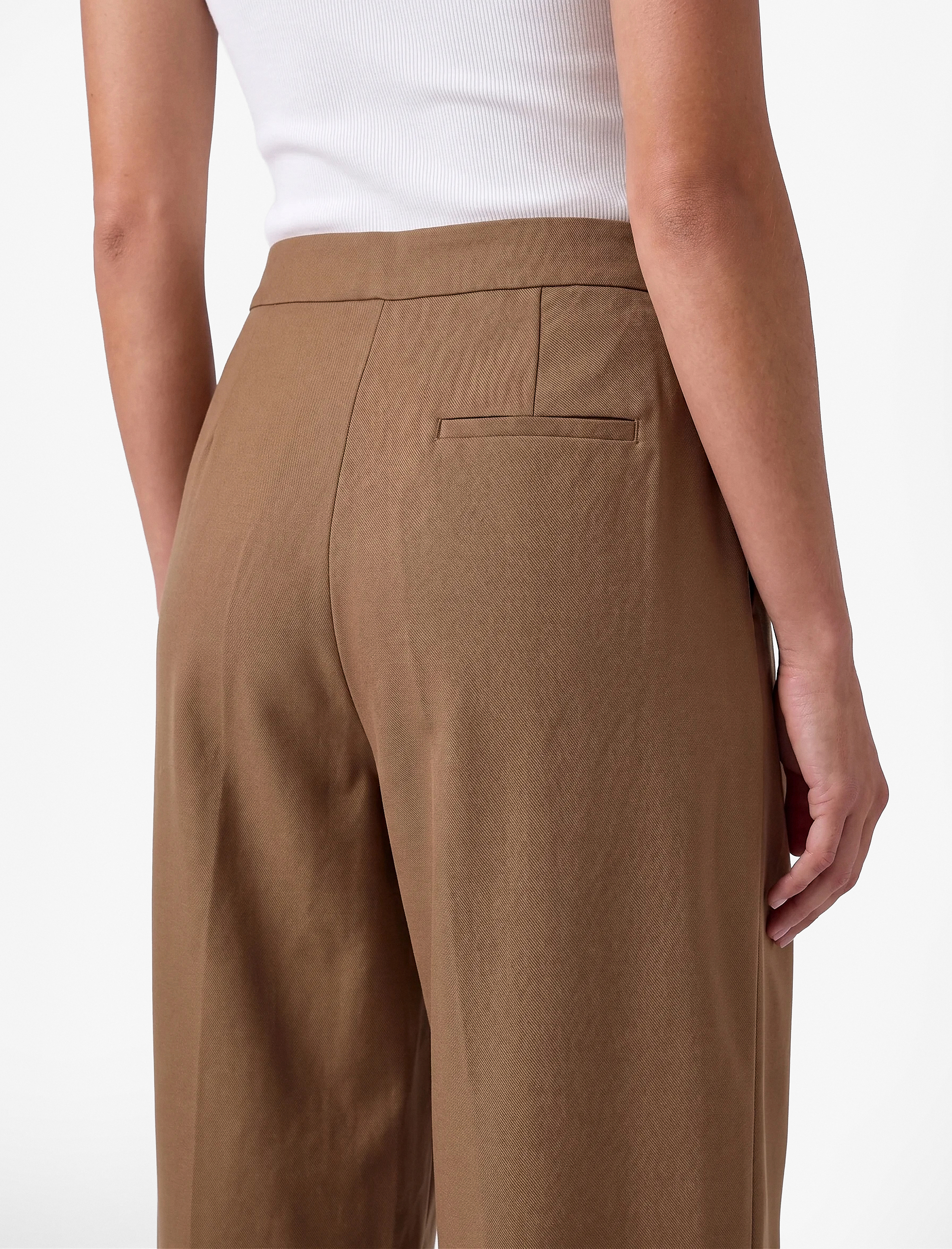 Koton Regular Fit Pile Detaylı Cepli Barrel Kesim Pantolon görsel 5