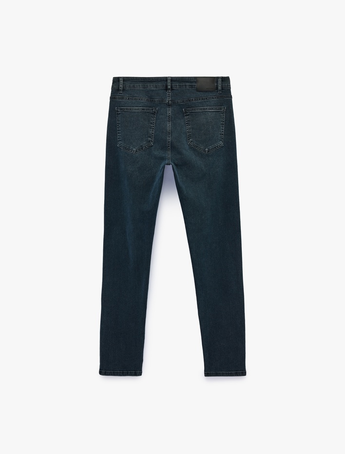  Normal Bel Cepli Pamuklu Skinny Jean Pantolon - Michael Jean