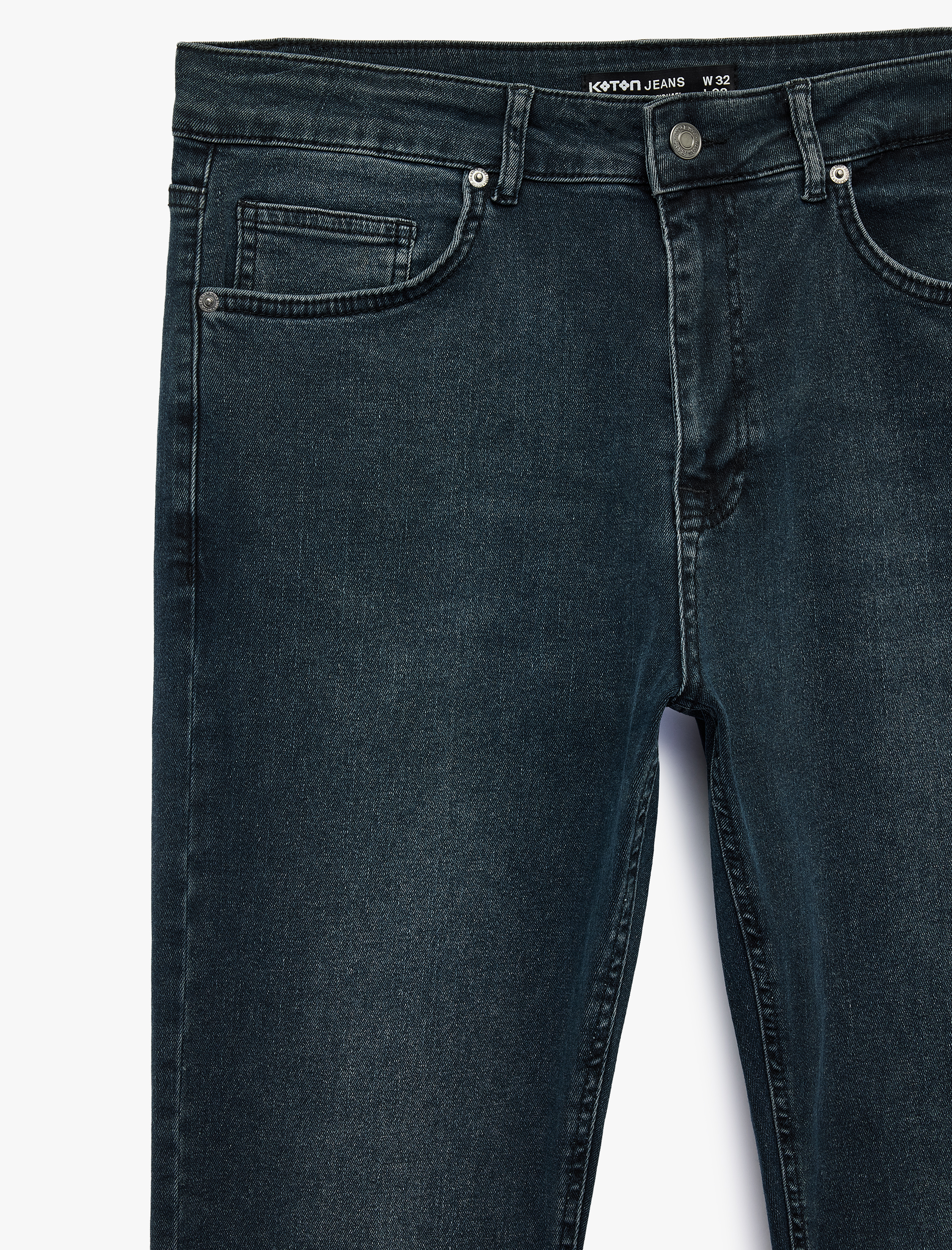   Normal Bel Cepli Pamuklu Skinny Jean Pantolon - Michael Jean