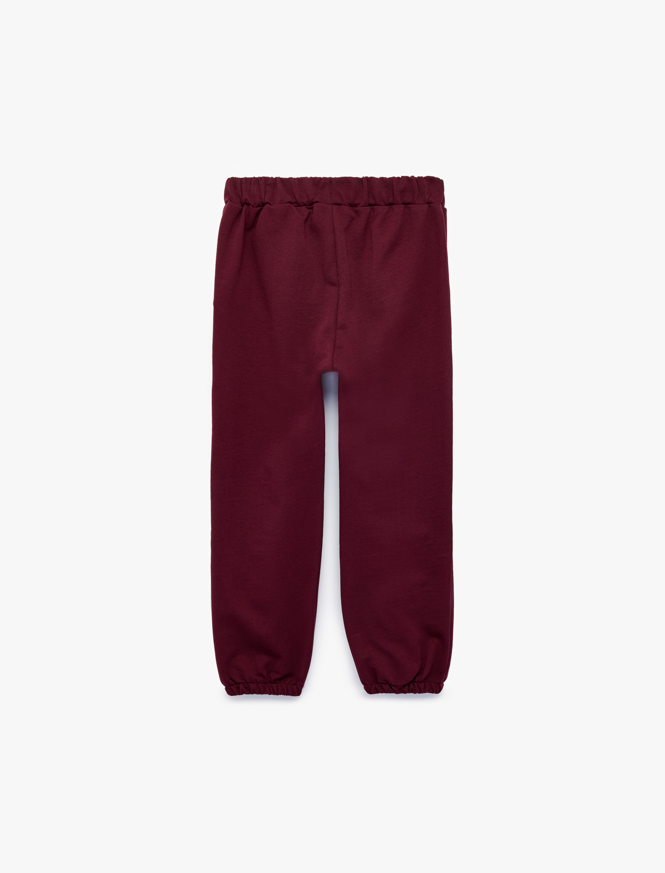  Kız Bebek Cep Detaylı Beli Lastikli Pamuklu Şardonlu Basic Jogger Eşofman Altı