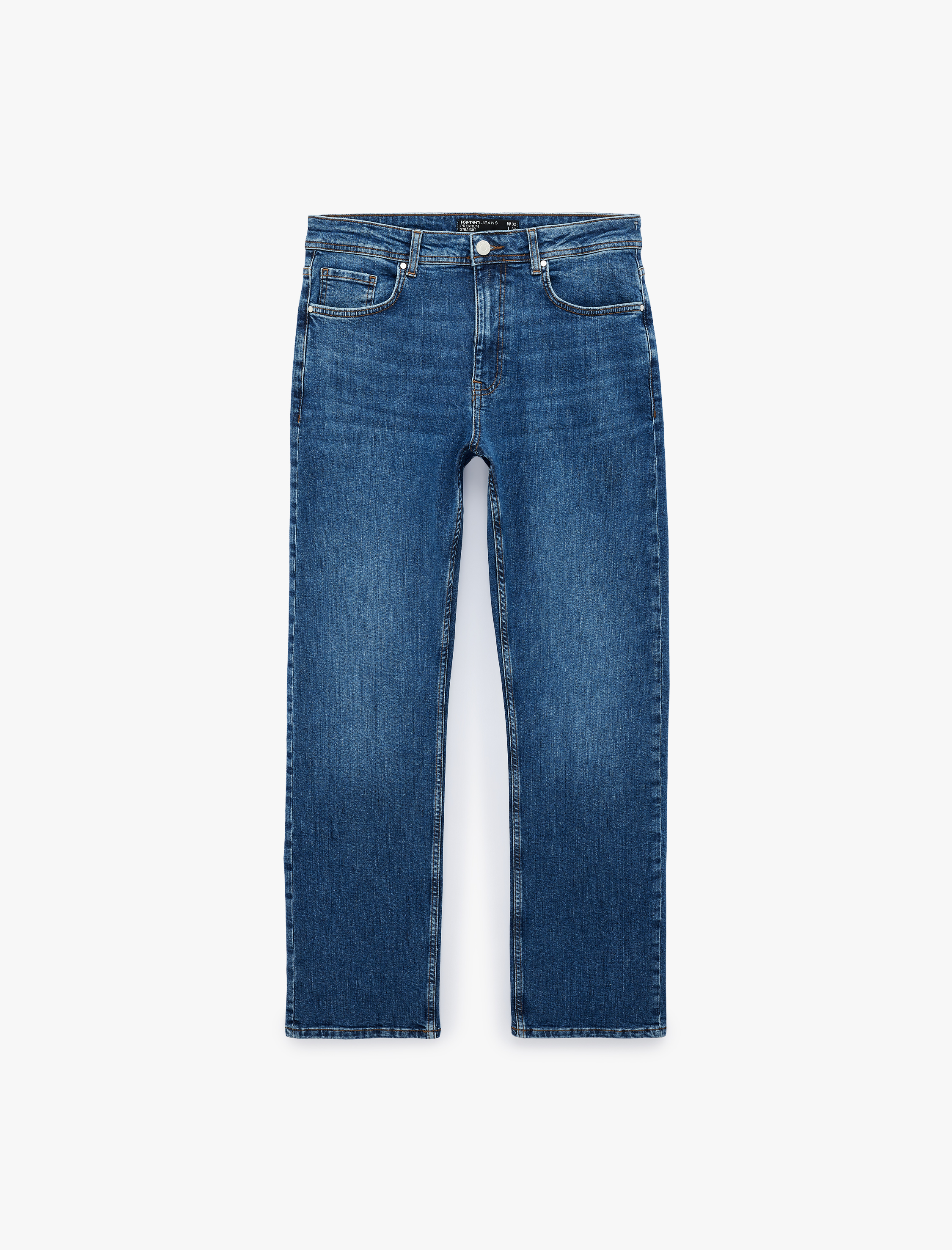   Normal Bel Pamuklu Straight Fit Jean Pantolon - Mark Jean