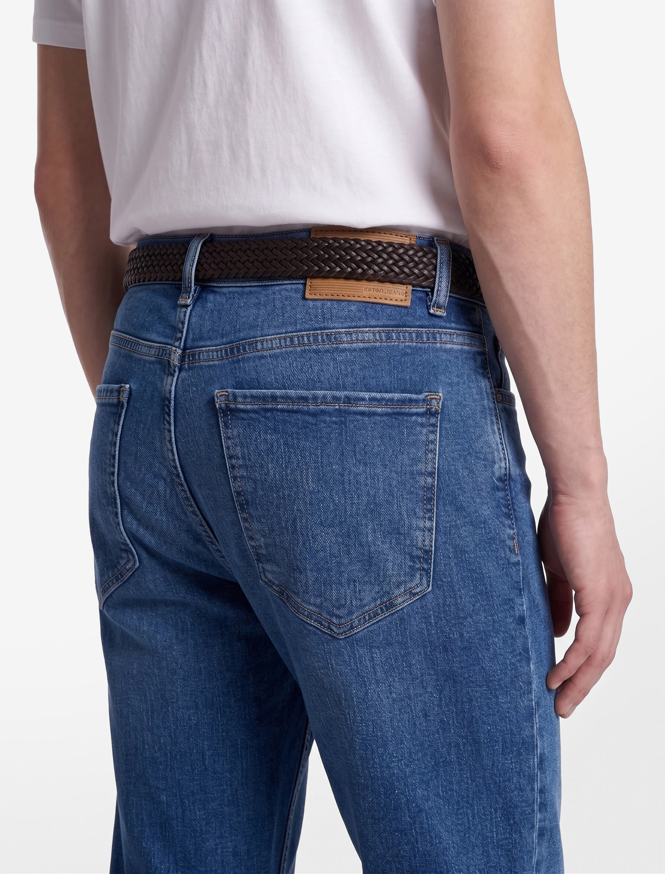   Normal Bel Pamuklu Straight Fit Jean Pantolon - Mark Jean