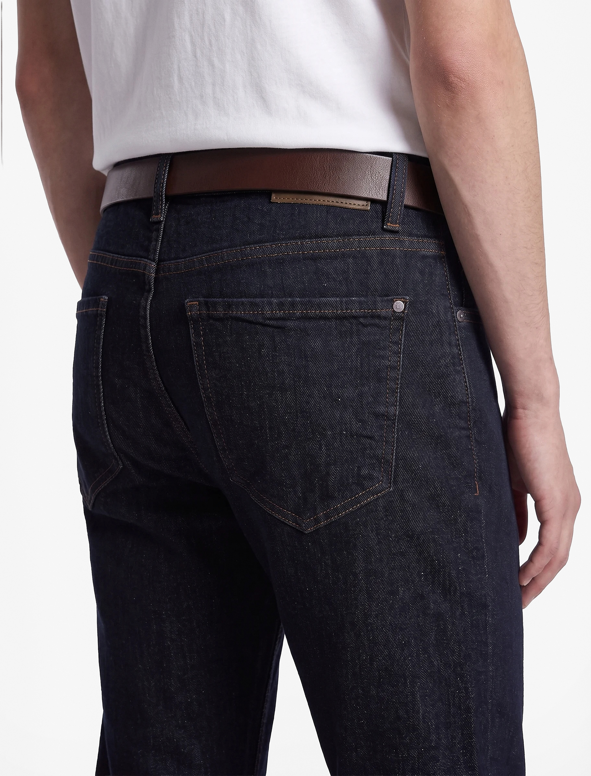 Koton Normal Bel Pamuklu Straight Fit Jean Pantolon - Mark Jean görsel 4