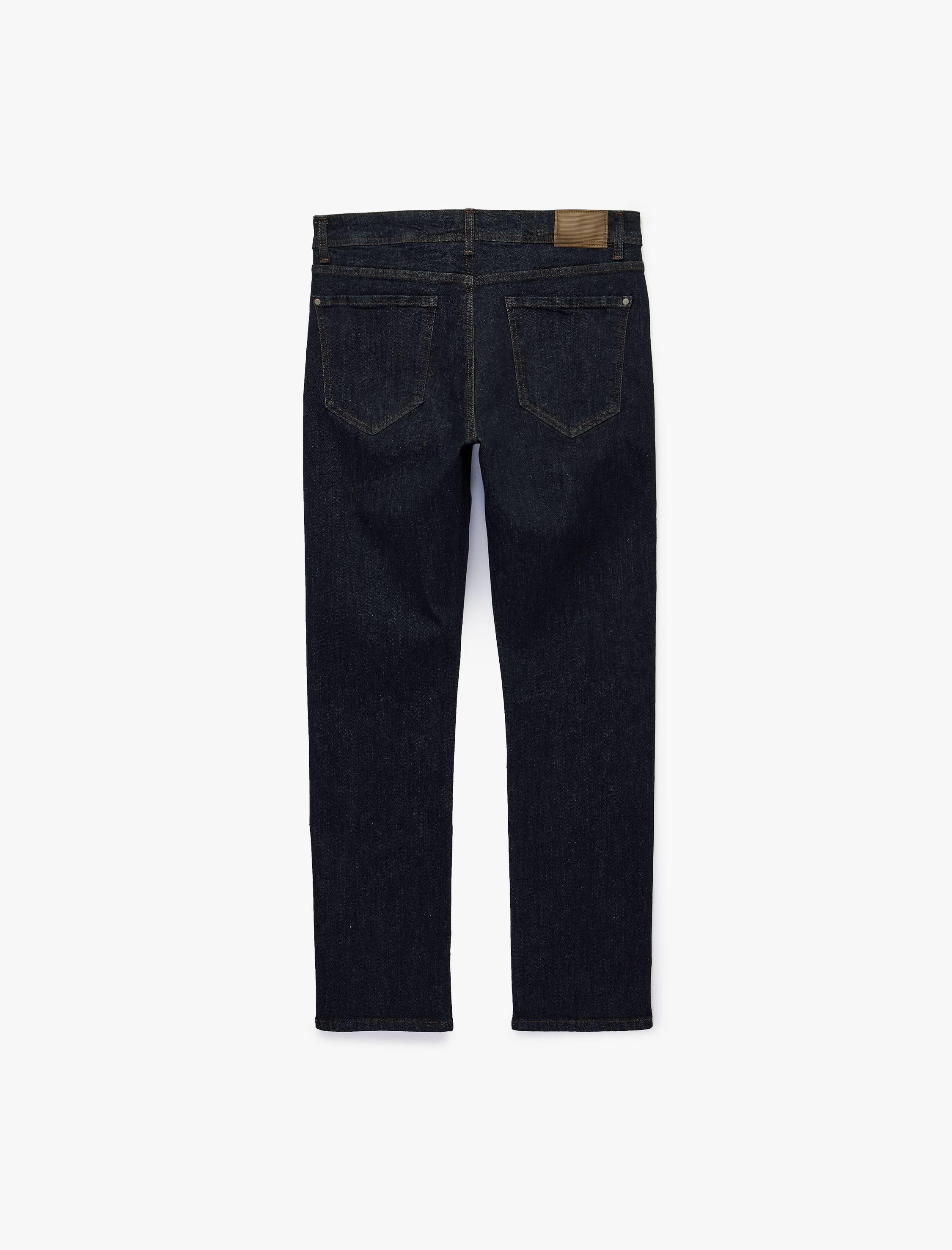 Koton Normal Bel Pamuklu Straight Fit Jean Pantolon - Mark Jean görsel 6