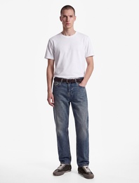 Pamuklu Normal Bel Cepli Vintage Straight Fit Jean Pantolon