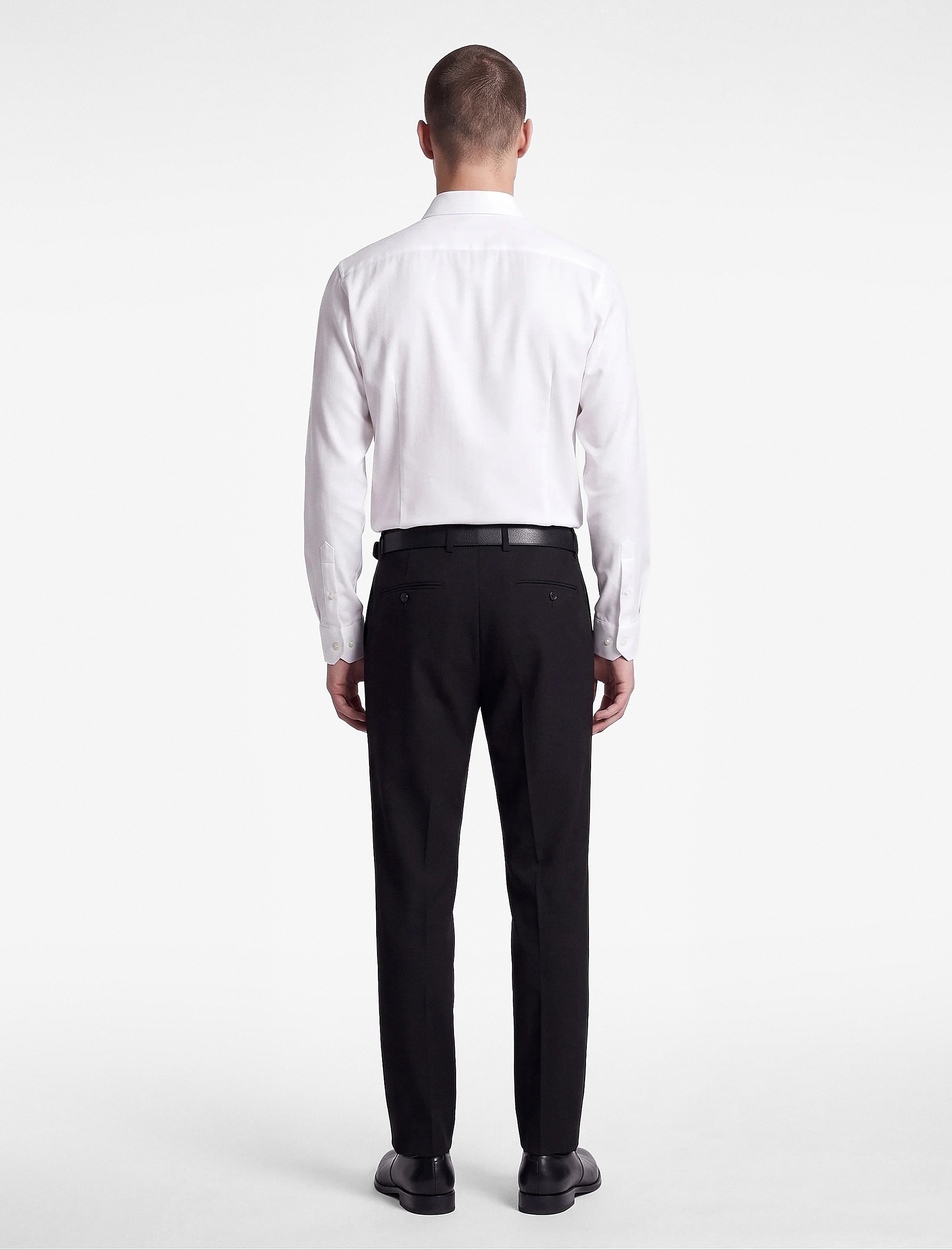 Koton Slim Fit Yarım İtalyan Yaka Uzun Kollu Gömlek görsel 3
