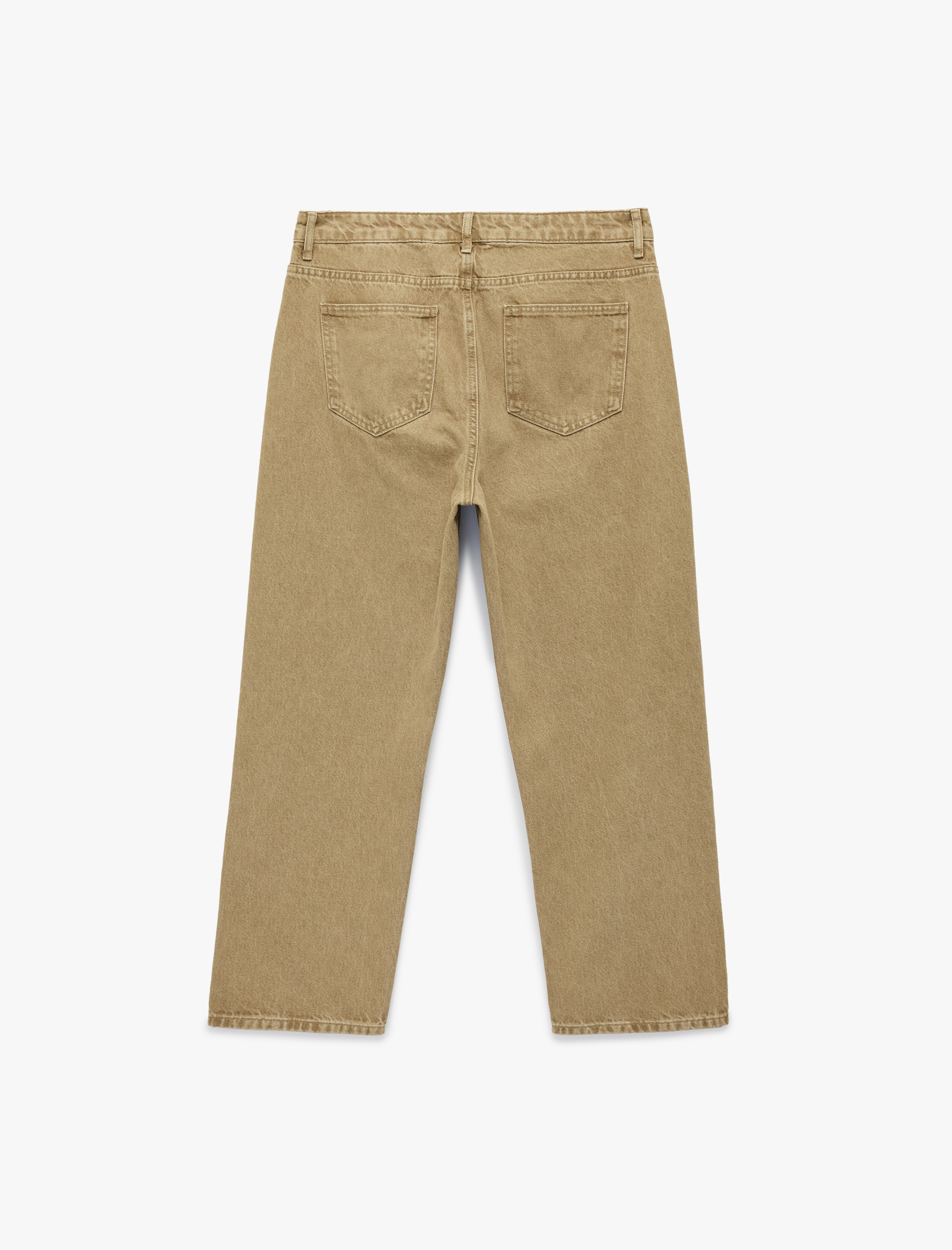 Koton Pamuklu Bol Normal Bel Oversize Baggy Jean Pantolon görsel 6