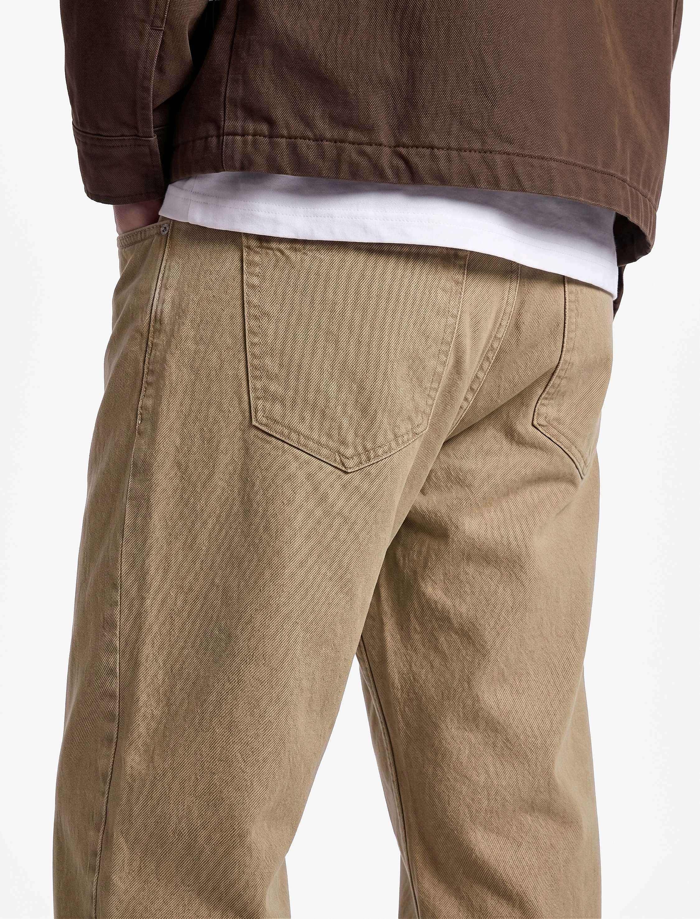 Koton Pamuklu Bol Normal Bel Oversize Baggy Jean Pantolon görsel 4