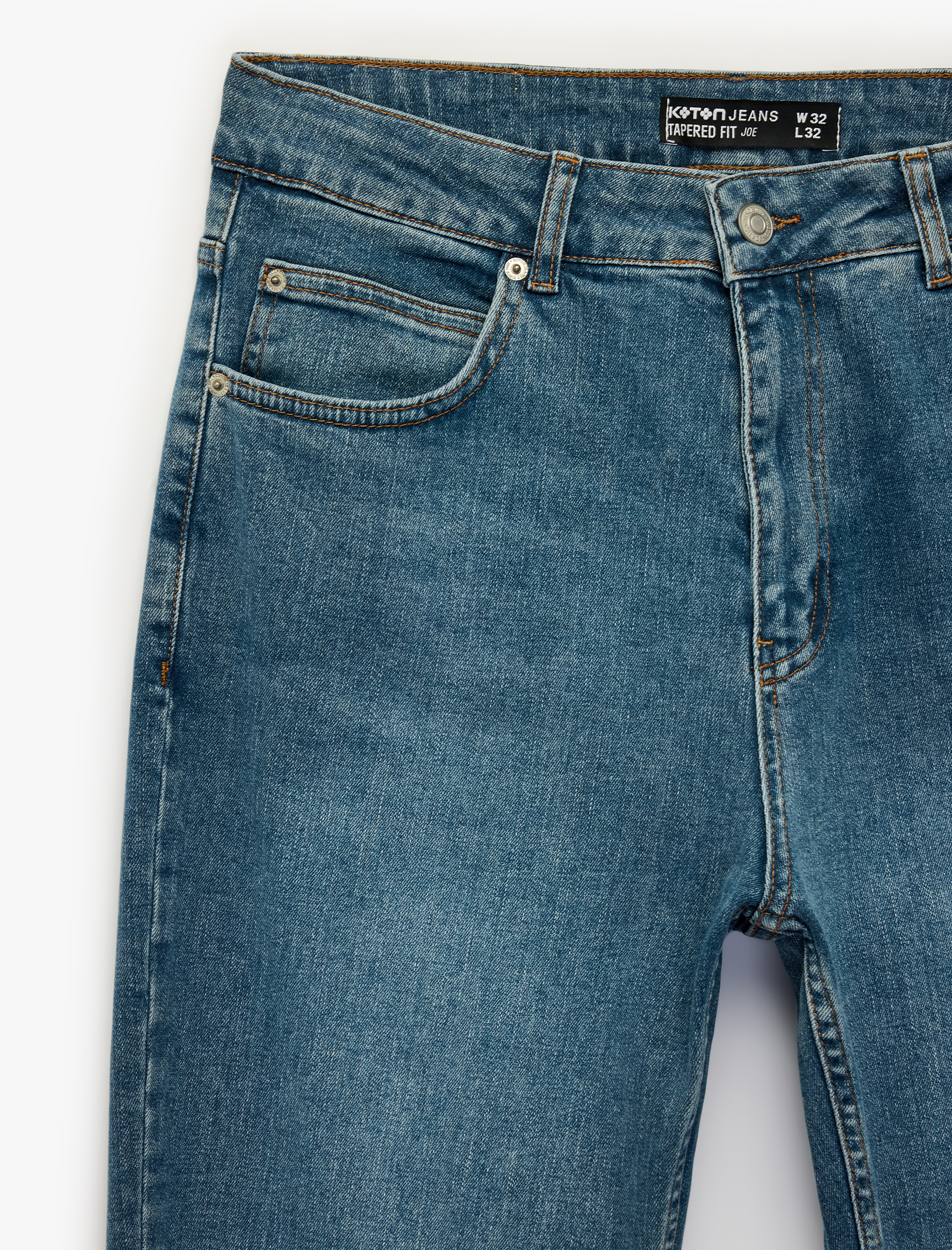   Pamuklu Cep Detaylı Tapered Jean Pantolon - Joe Jean