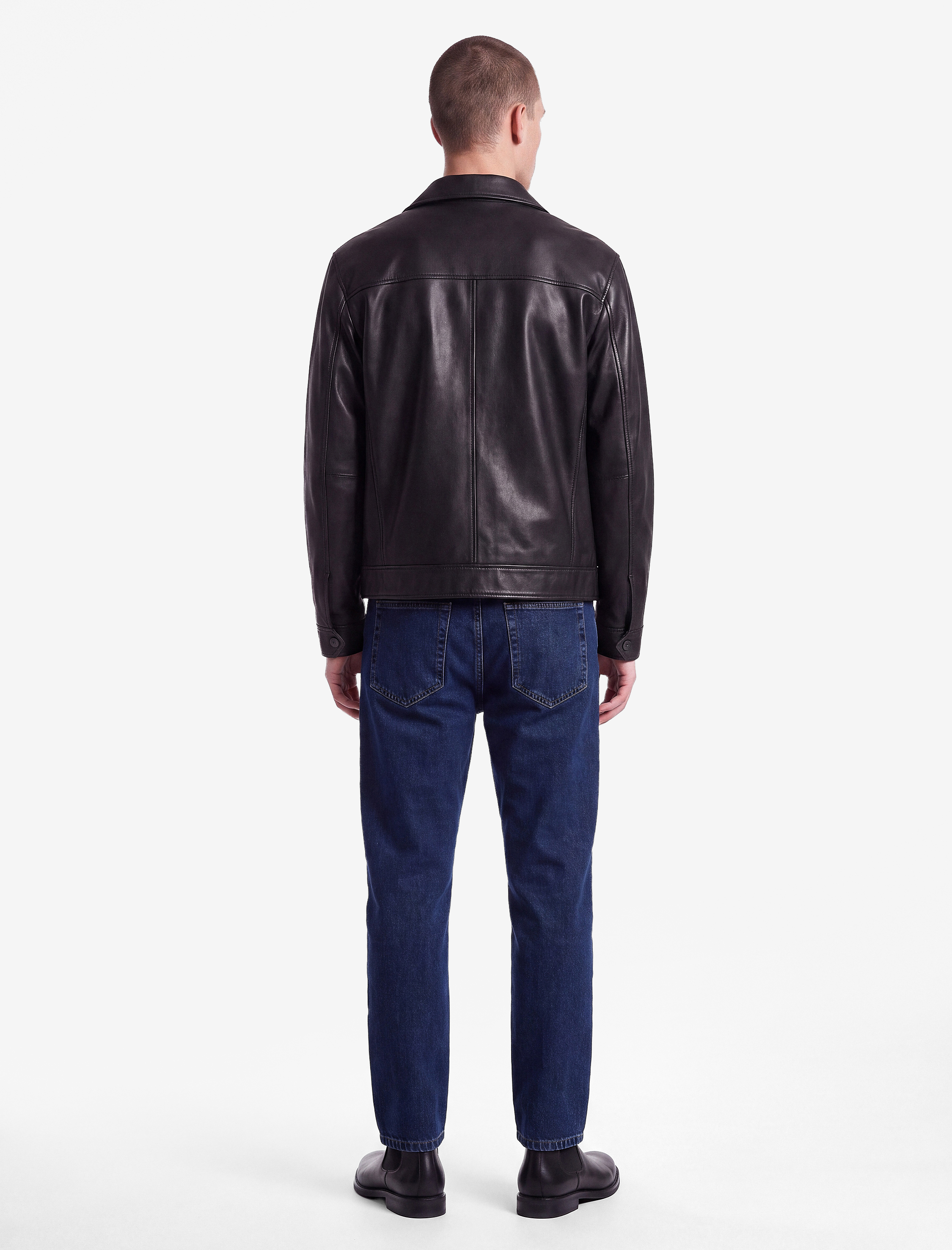   Normal Bel Cepli Pamuklu Vintage Straight Fit Jean Pantolon