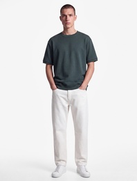 Bisiklet Yaka Kısa Kollu Basic Oversize Tişört