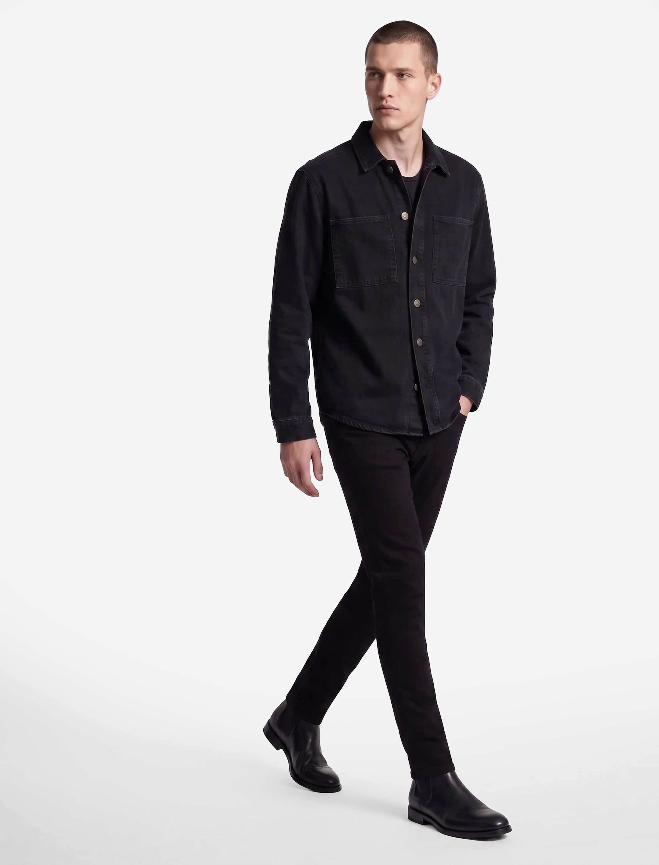   Pamuklu Cepli Düğmeli Slim Fit Pantolon