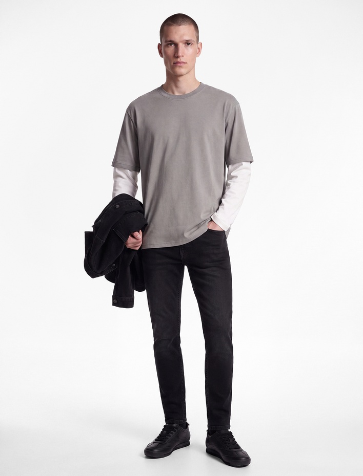  Normal Bel Pamuklu Cepli Skinny Fit Jean Pantolon - Michael Jean