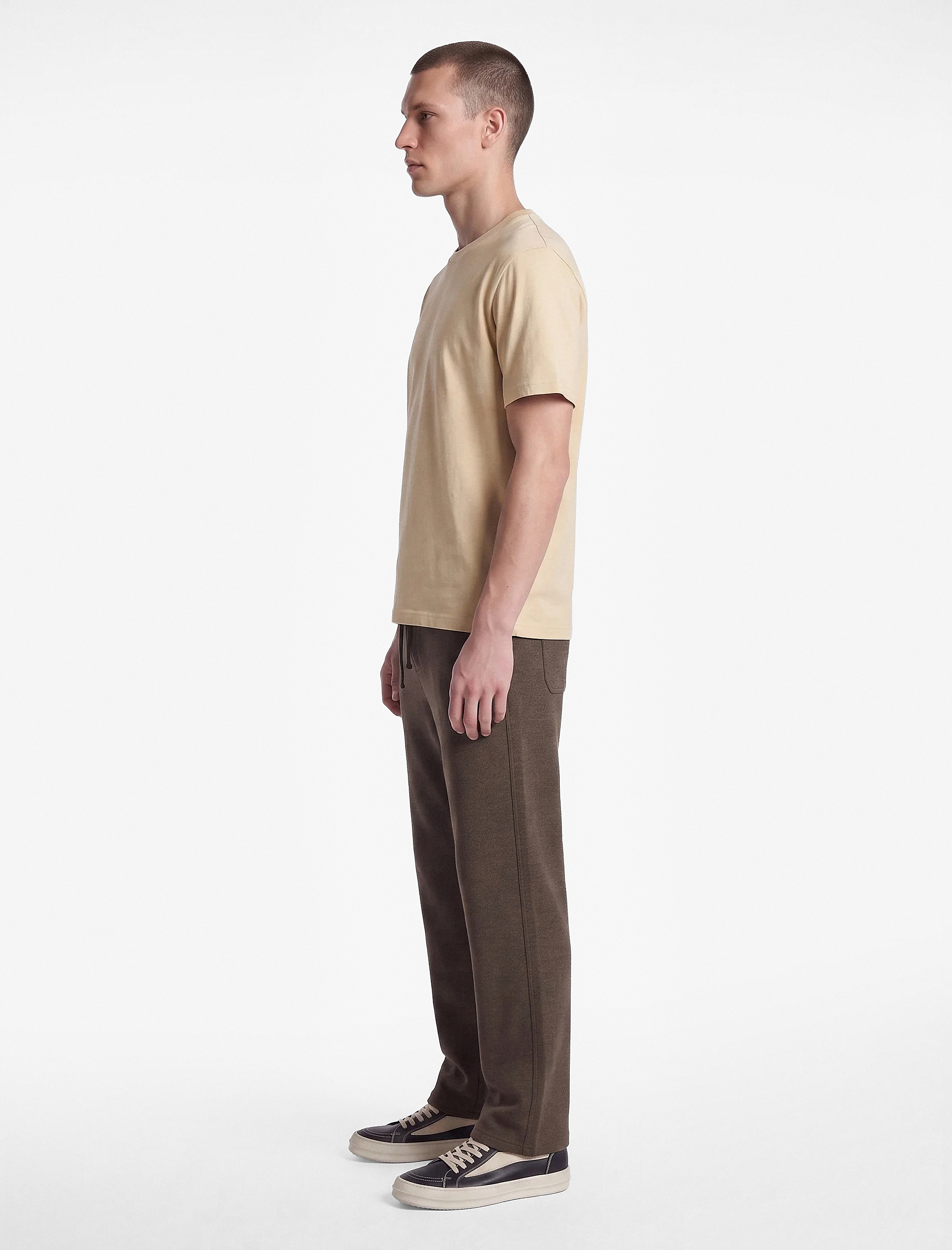   Cepli Viskon Karışımlı Beli Bağcıklı Pantolon