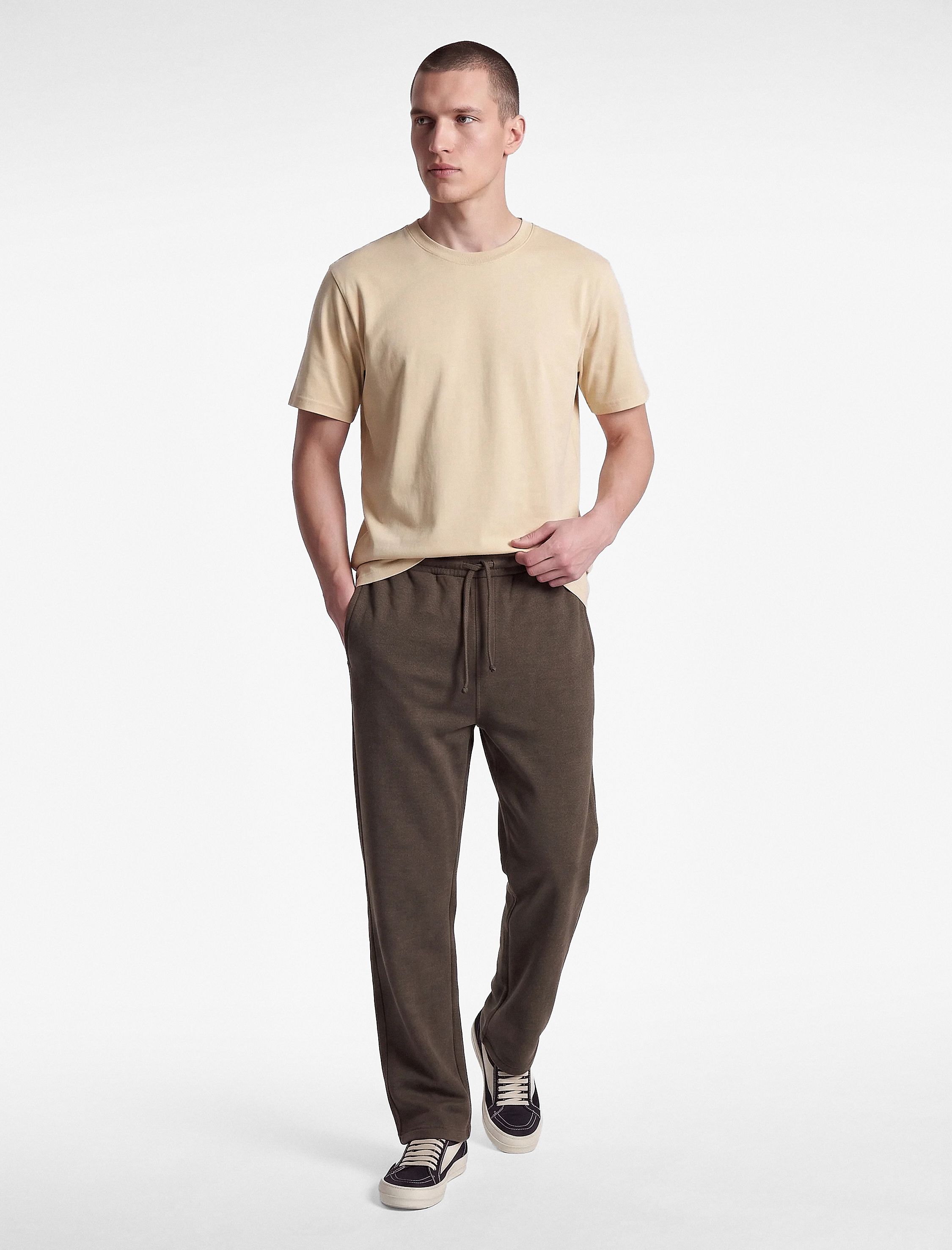   Cepli Viskon Karışımlı Beli Bağcıklı Pantolon