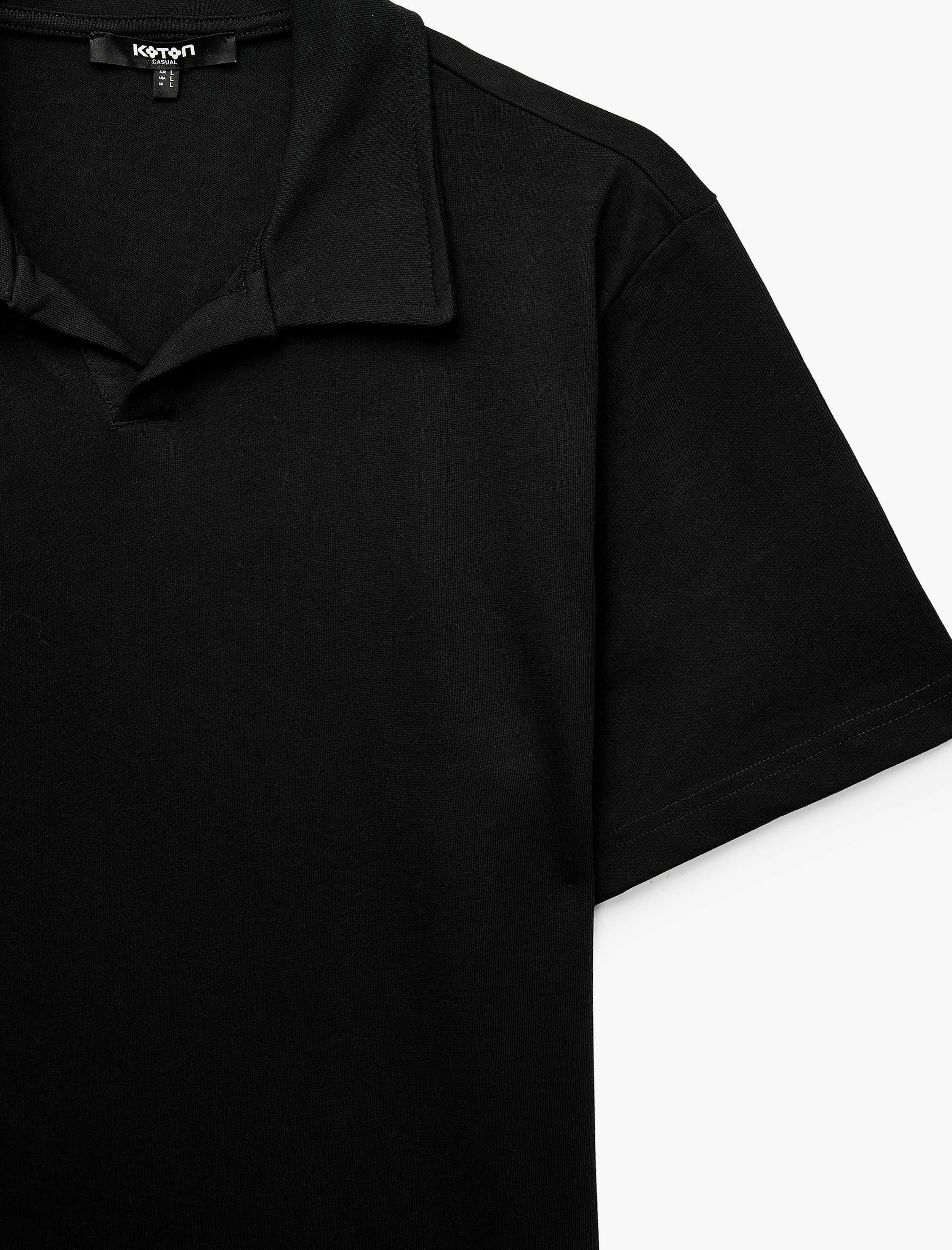 Koton Regular Fit Pamuklu Kısa Kollu Polo Yaka Tişört görsel 7