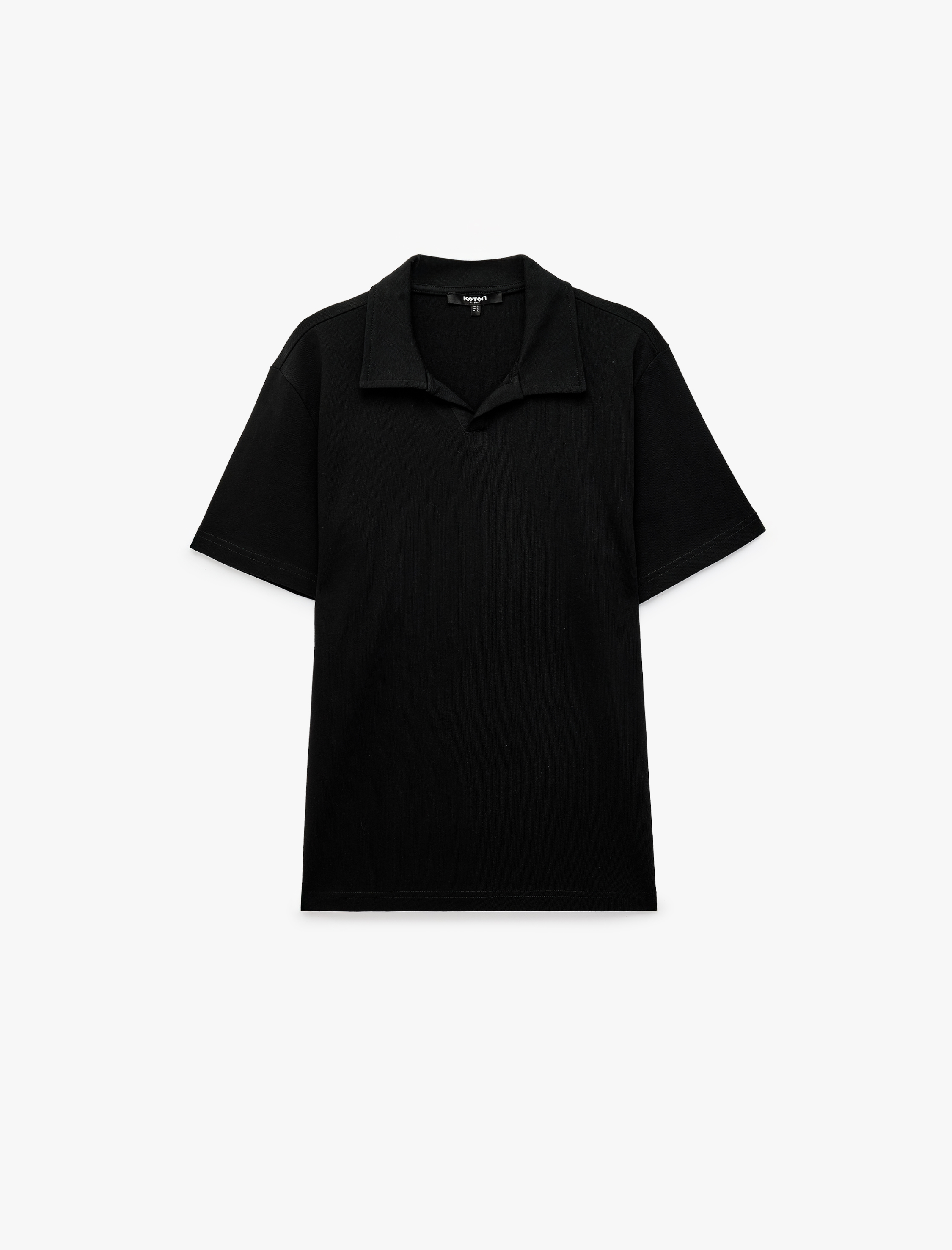 Koton Regular Fit Pamuklu Kısa Kollu Polo Yaka Tişört görsel 5