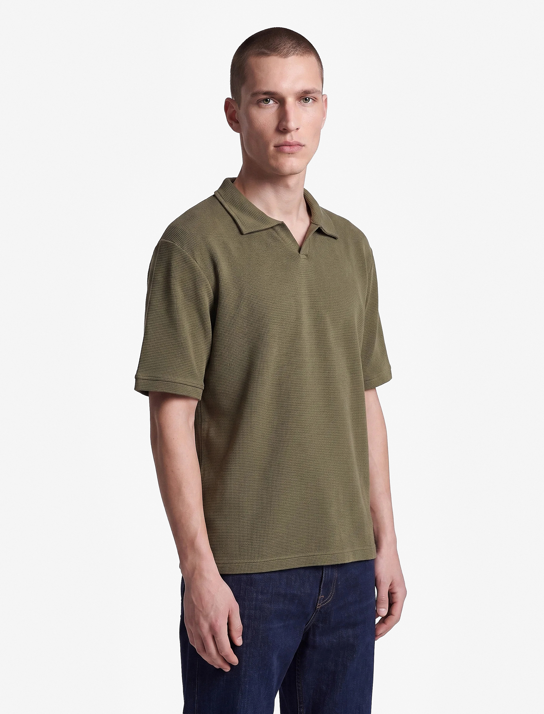 Koton Regular Fit Kısa Kollu Pamuklu Polo Yaka Tişört görsel 2