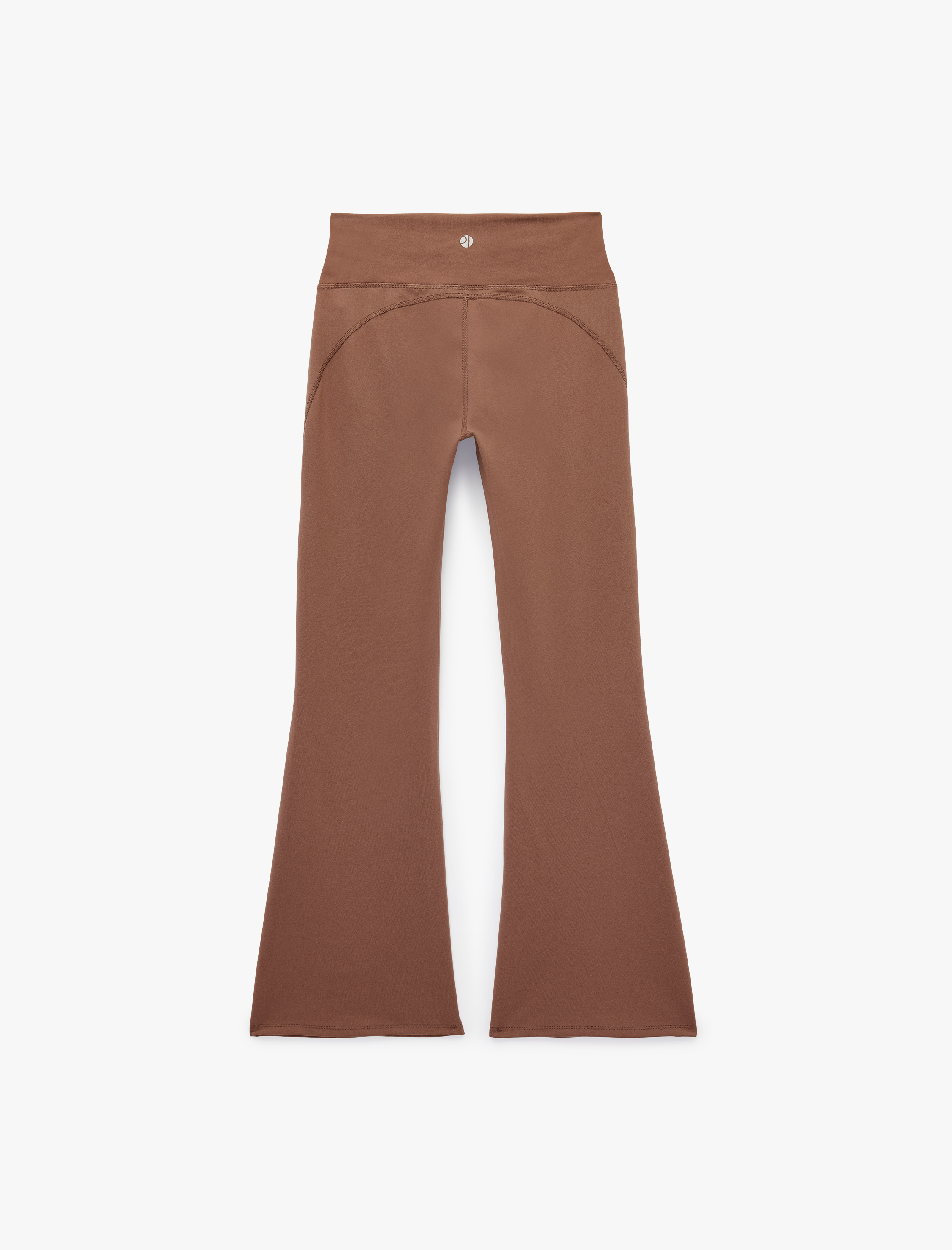   Yüksek Bel Dikiş Detaylı Slim Fit İspanyol Paça Spor Tayt