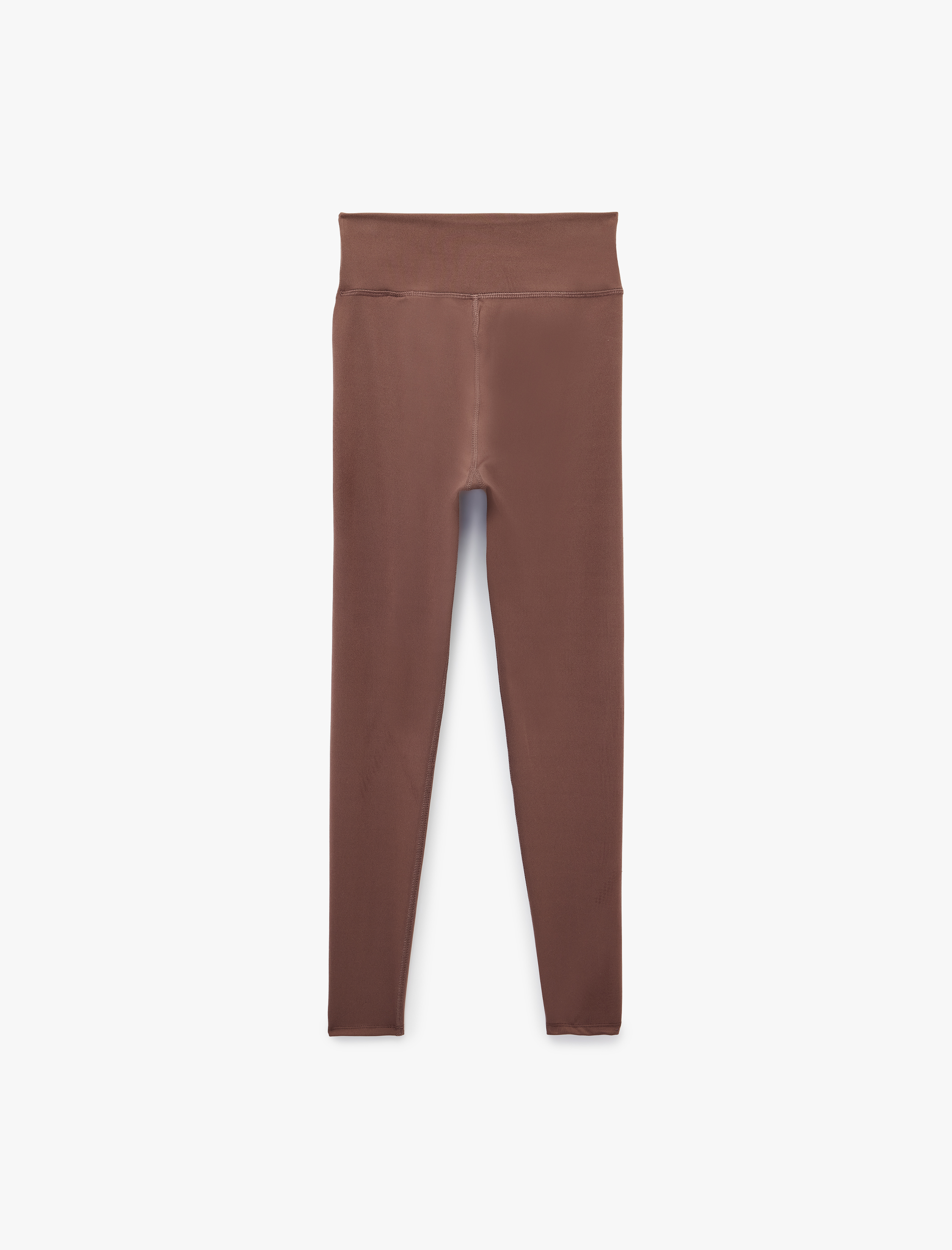   Yüksek Bel Slim Fit Dikiş Detaylı Spor Tayt