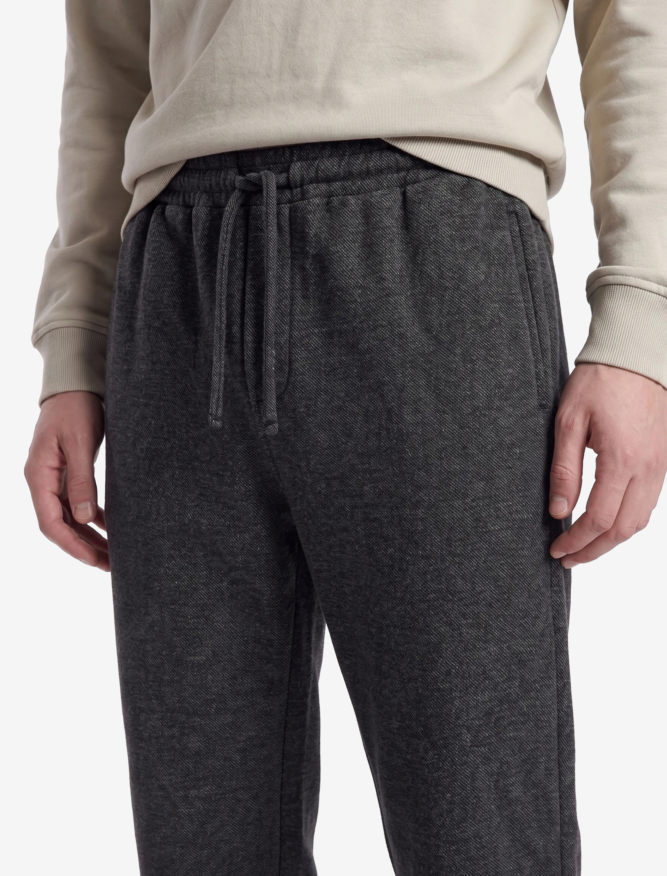 Koton Regular Fit Cepli Beli Bağcıklı Pantolon görsel 4