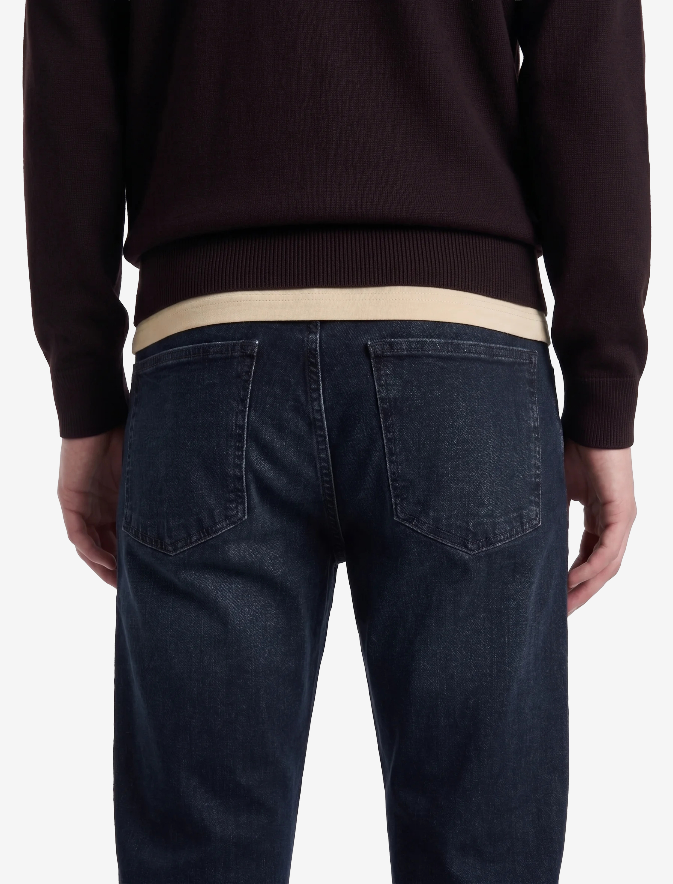 Koton Normal Bel Pamuklu Cepli Straight Jean Pantolon - Mark Jean görsel 4