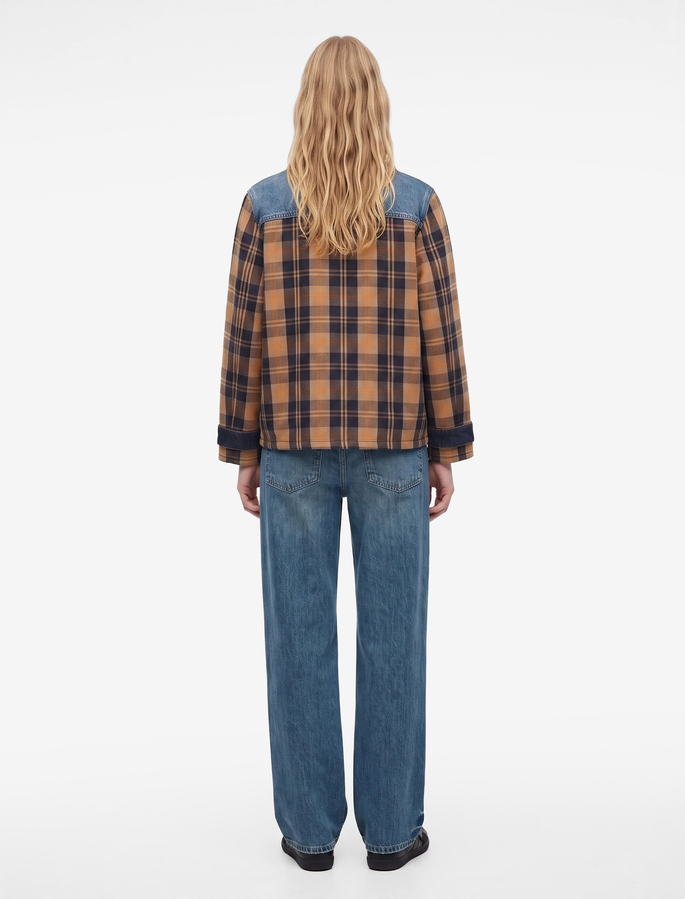   Yıpratma Detaylı Cepli Düz Paça Normal Bel Denim Pantolon  - Straight Fit Jeans