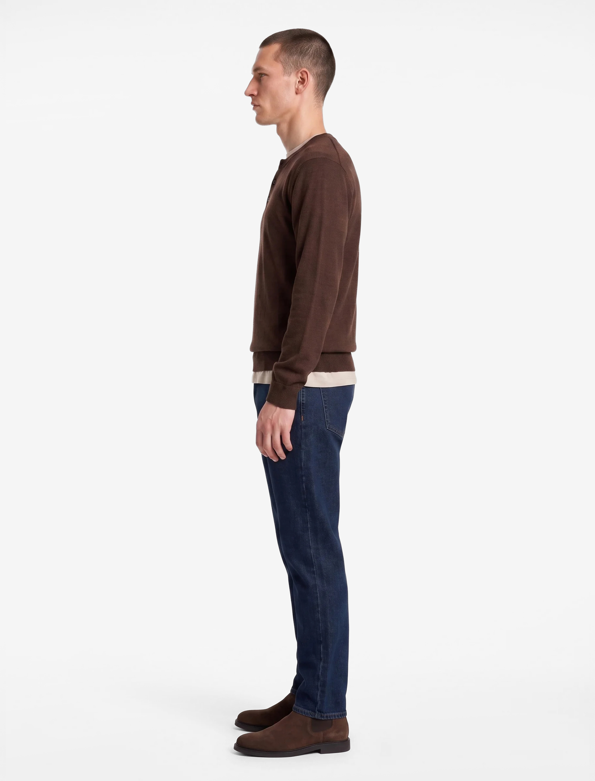 Koton Normal Bel Cepli Pamuklu Straight Jean Pantolon - Mark Jean görsel 2