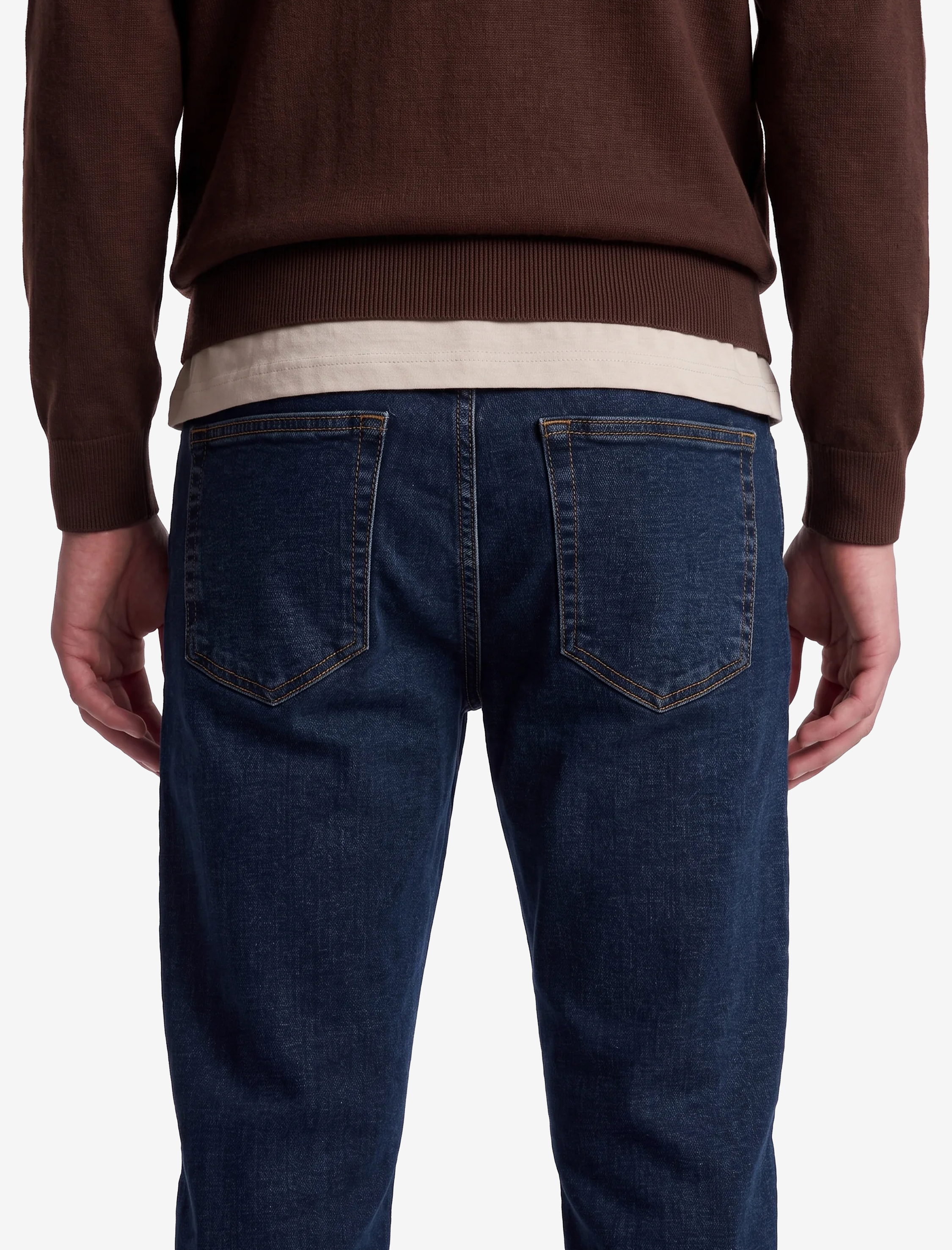 Koton Normal Bel Cepli Pamuklu Straight Jean Pantolon - Mark Jean görsel 4
