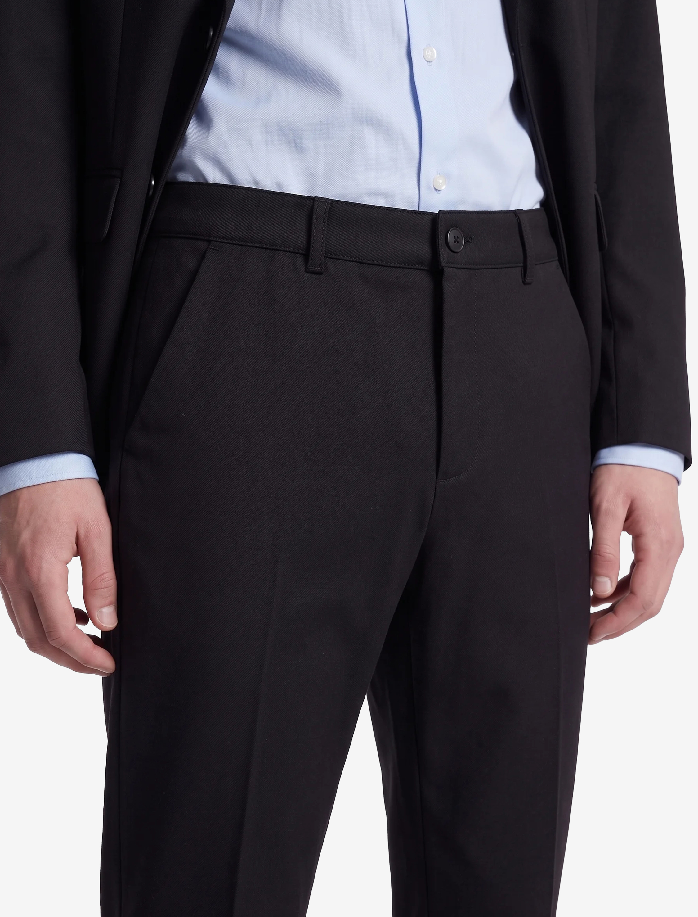 Koton Viskon Cepli Slim Fit Pileli Kumaş Pantolon görsel 4