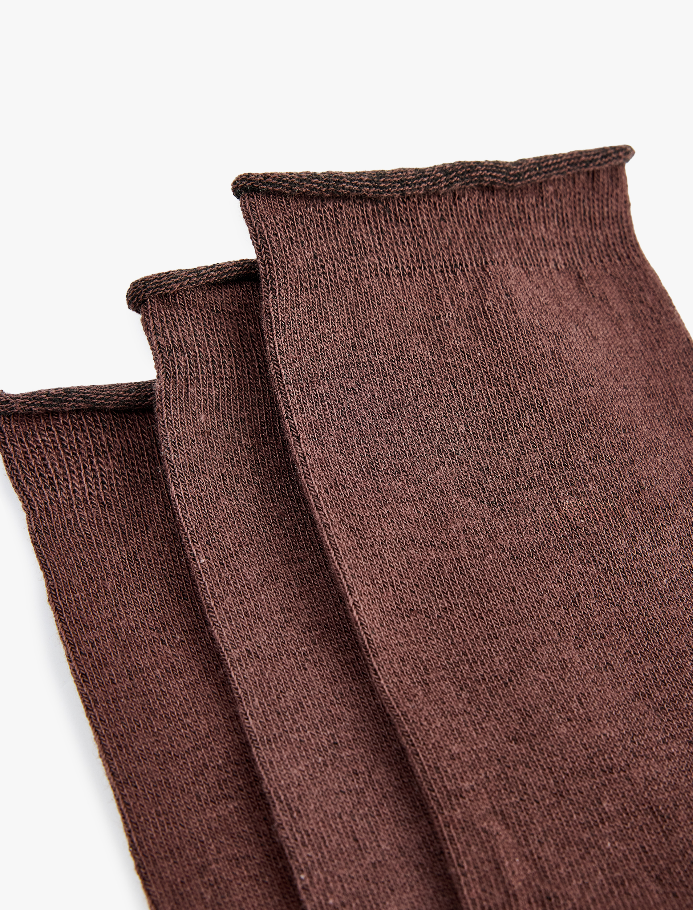  Kadın 3’lü Pamuklu Soket Çorap Seti