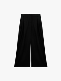 Cepli Bol Kesim Geniş Paça Kumaş Baggy Pantolon
