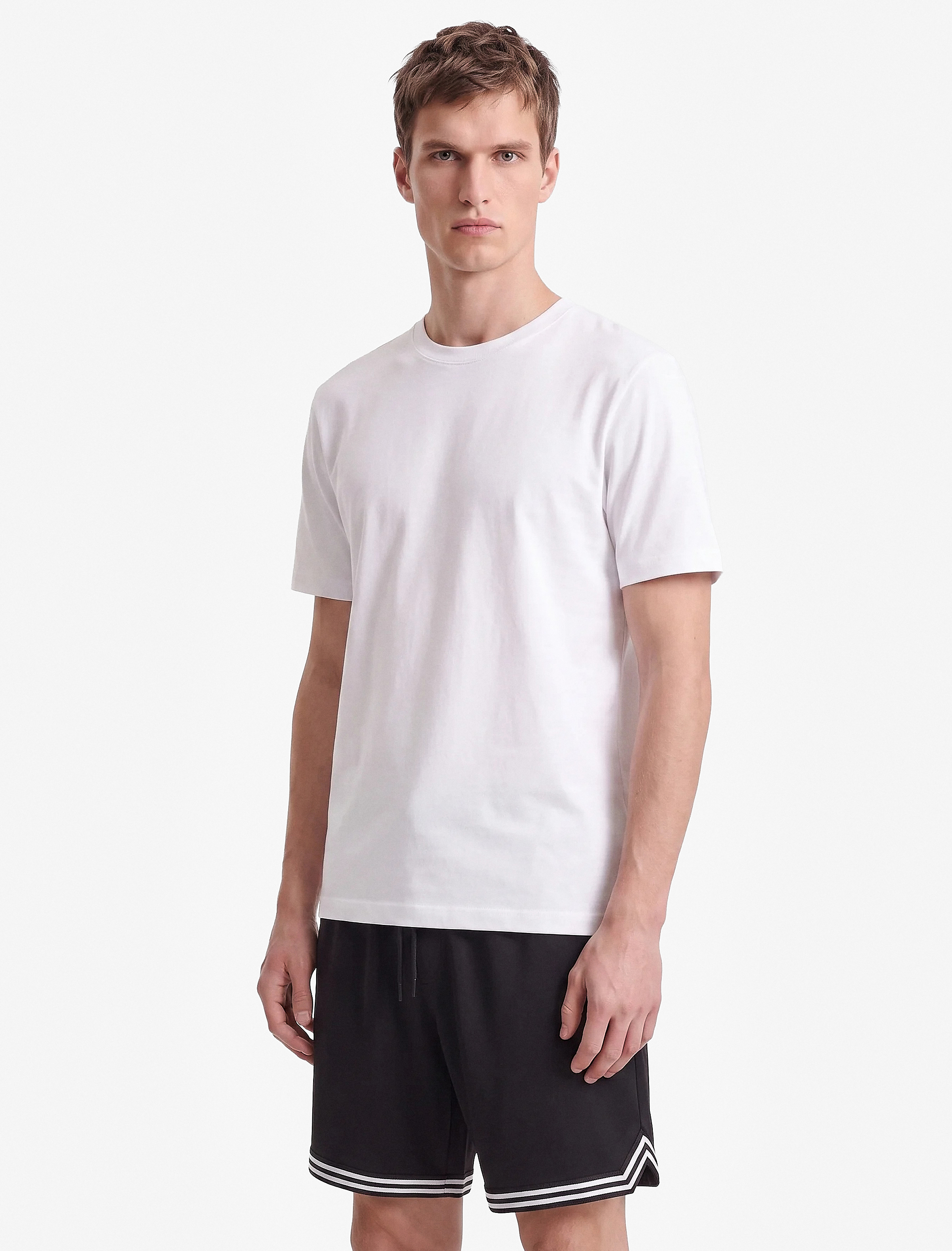 Koton Pamuklu Regular Fit Kısa Kollu Bisiklet Yaka Basic Spor Tişört görsel 2