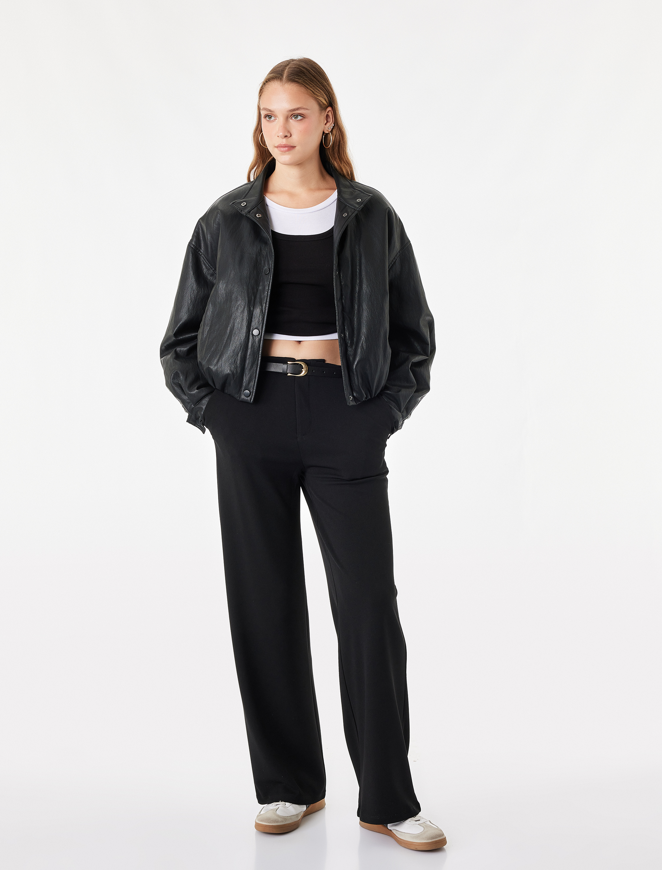   Cepli Scuba Kumaş Straight Fit Pantolon