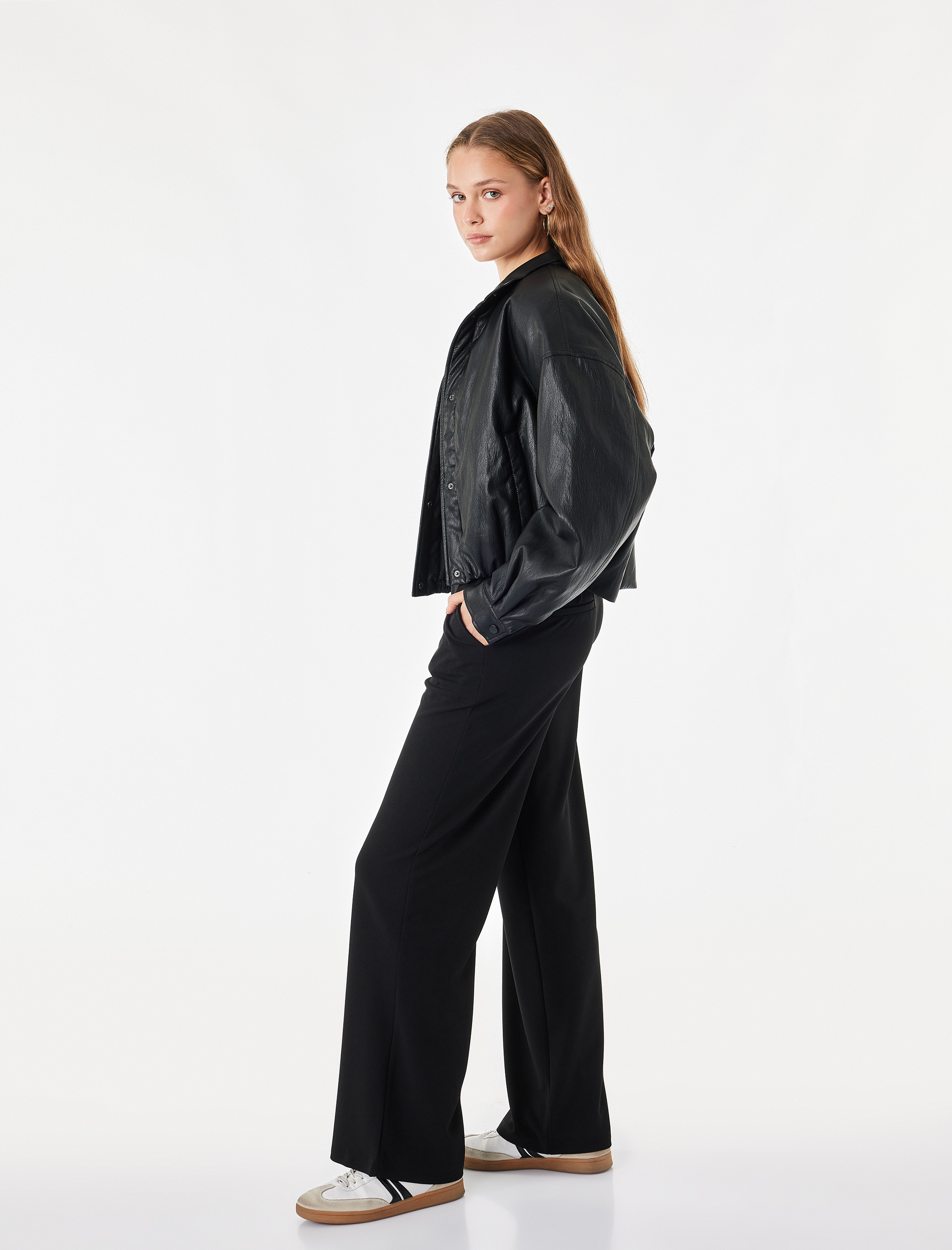   Cepli Scuba Kumaş Straight Fit Pantolon