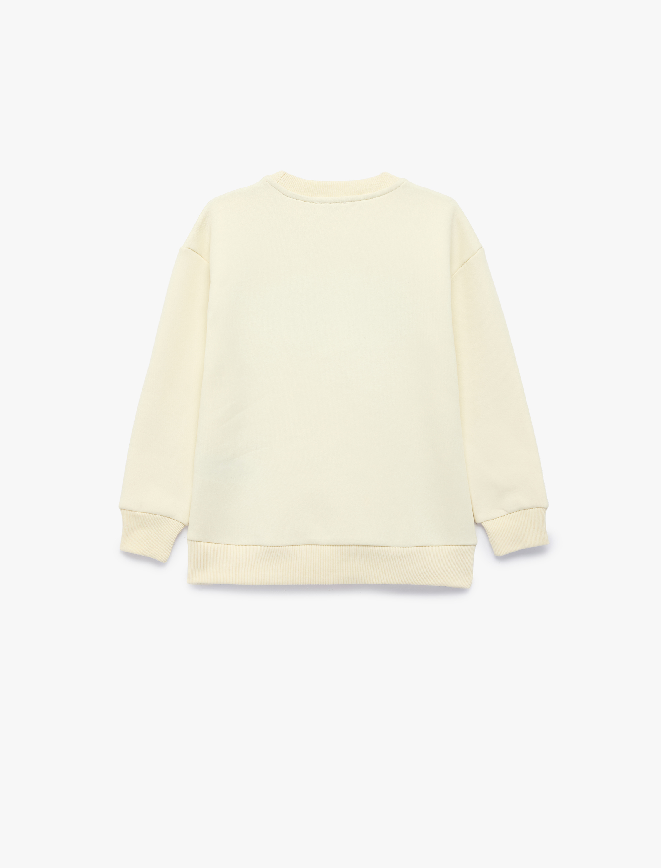  Erkek Çocuk Şardonlu Bisiklet Yaka Uzun Kollu Baskılı Sweatshirt