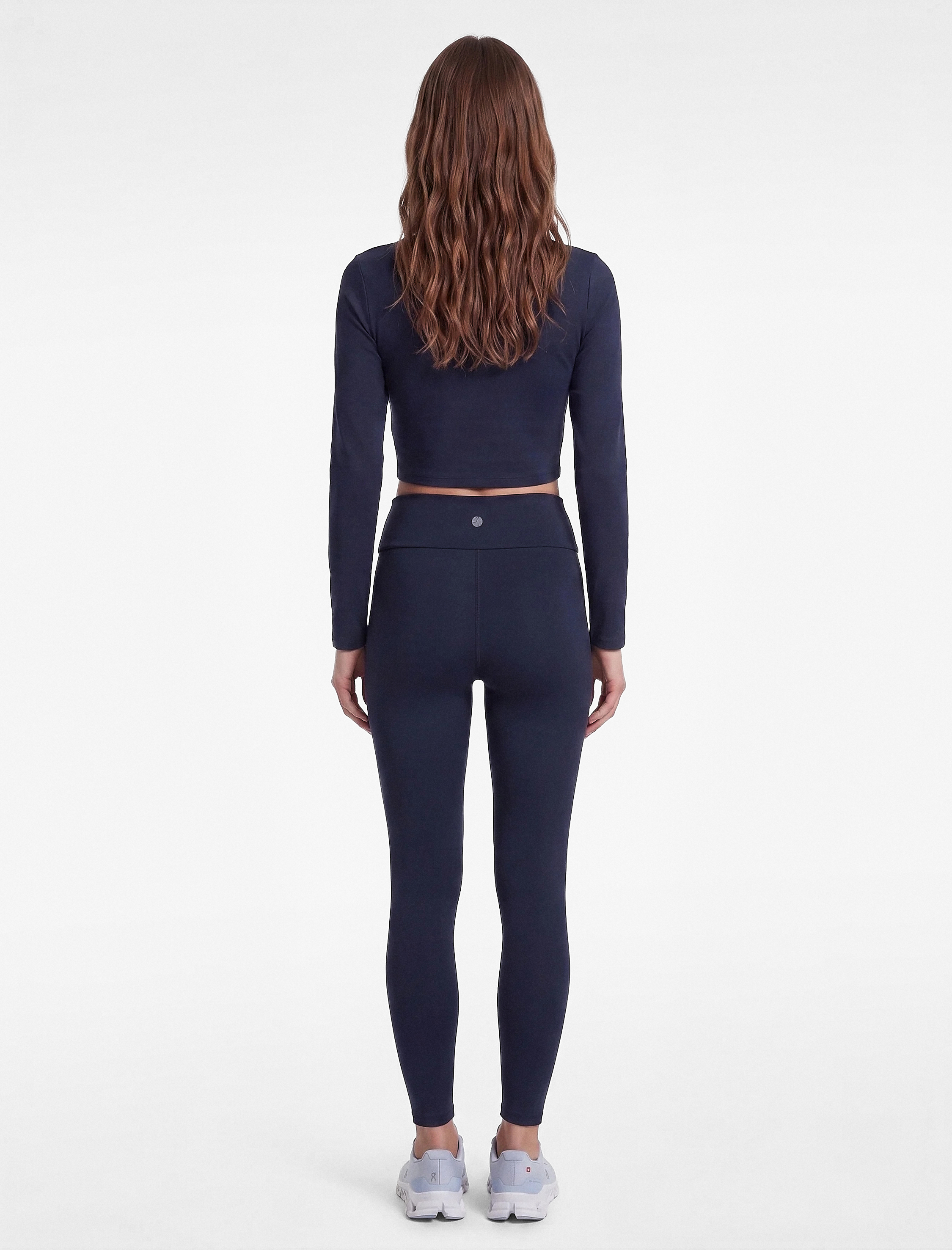 Koton Yüksek Bel İnterlok Slim Fit Spor Tayt görsel 4
