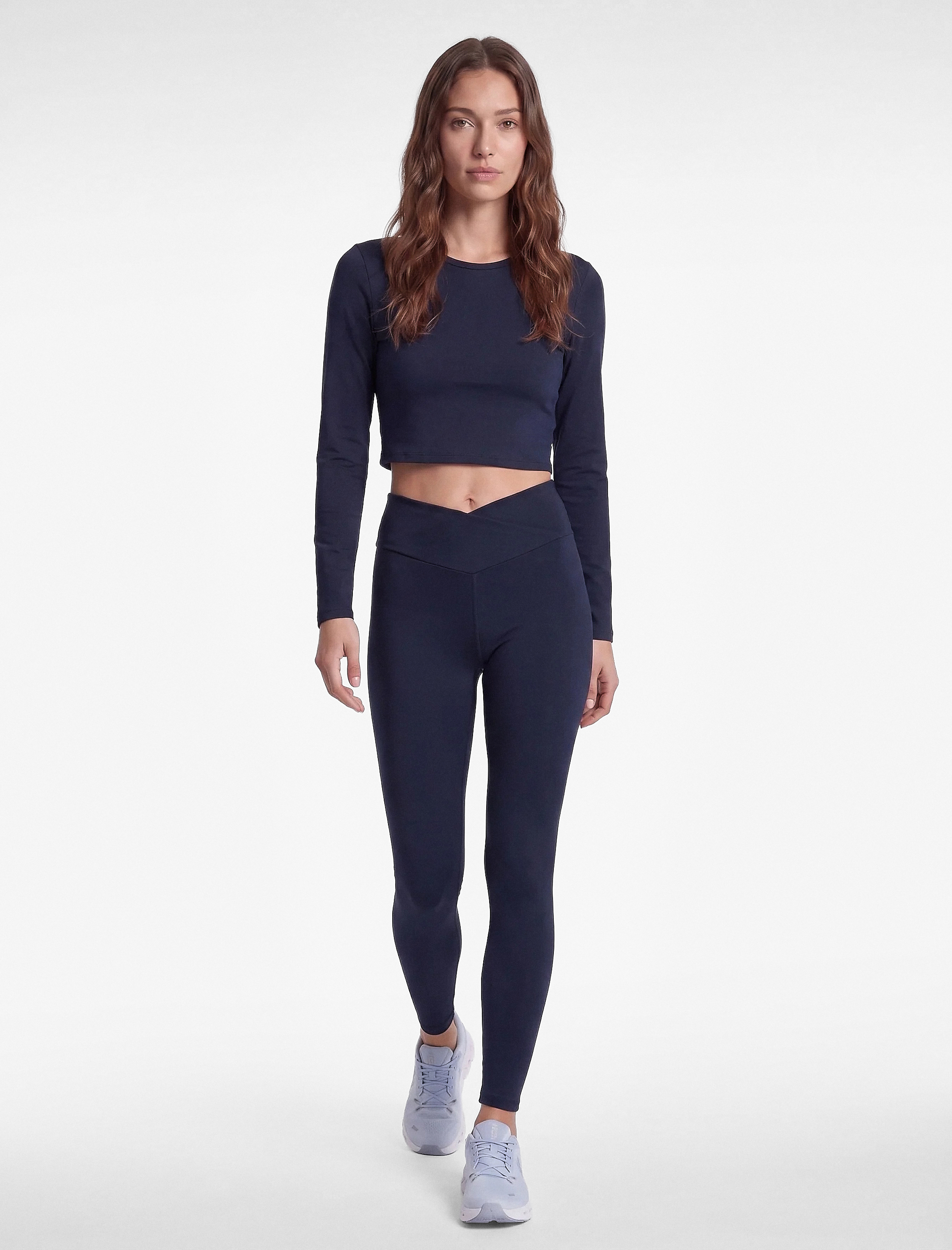 Koton Yüksek Bel İnterlok Slim Fit Spor Tayt