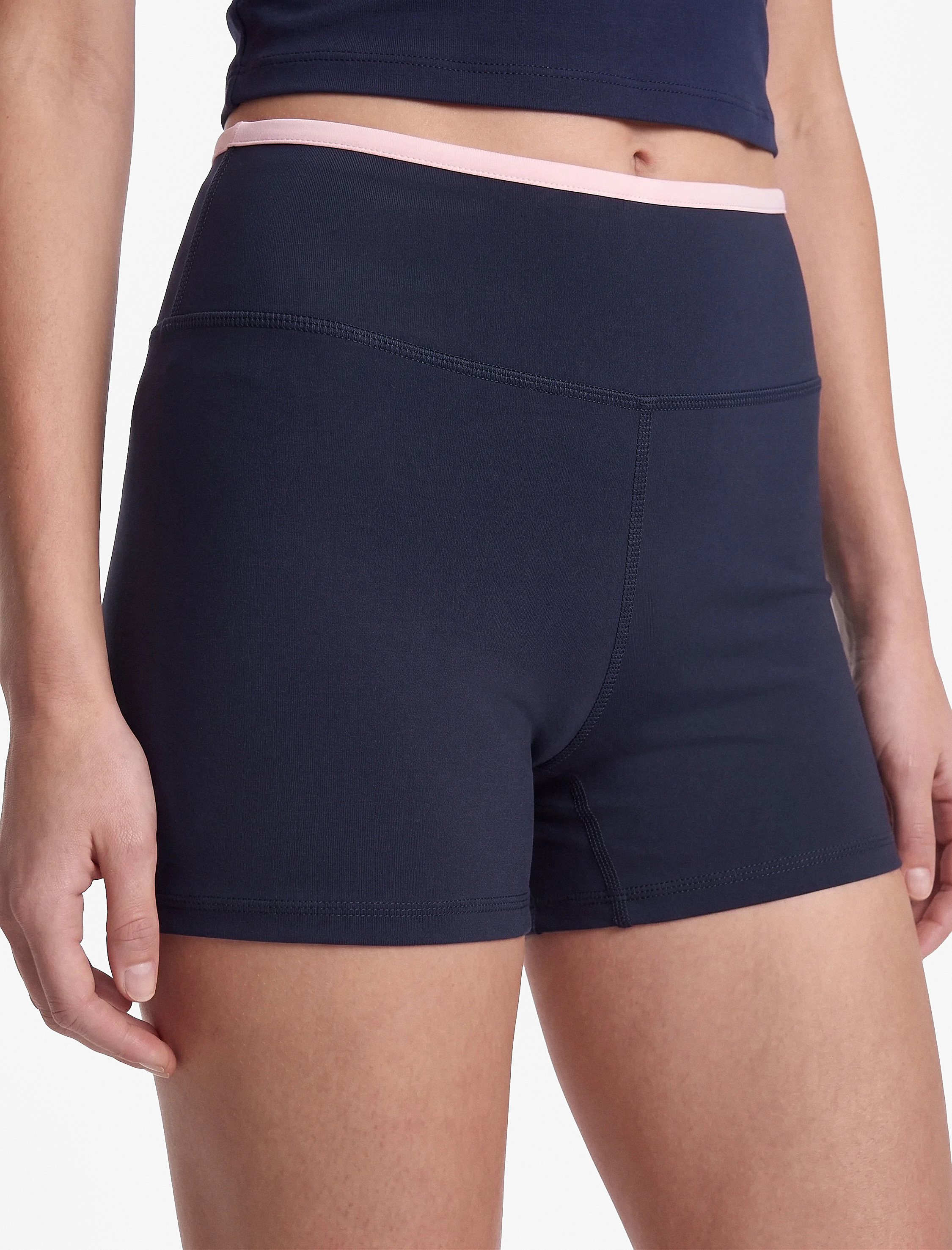 Koton Yüksek Bel İnterlok Slim Fit Spor Biker Tayt görsel 5