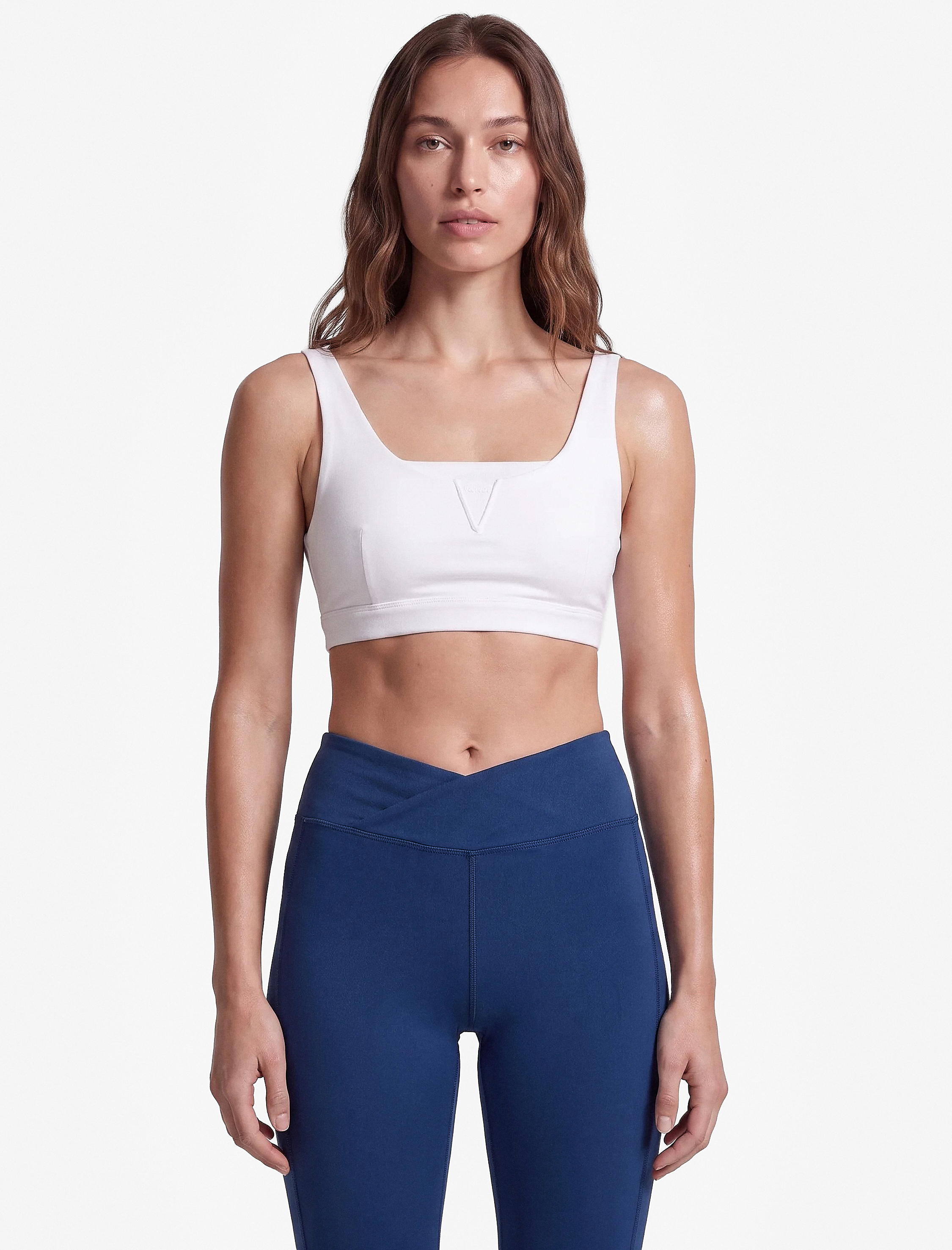   Slim Fit Yüksek Bel İspanyol Paça Spor Tayt