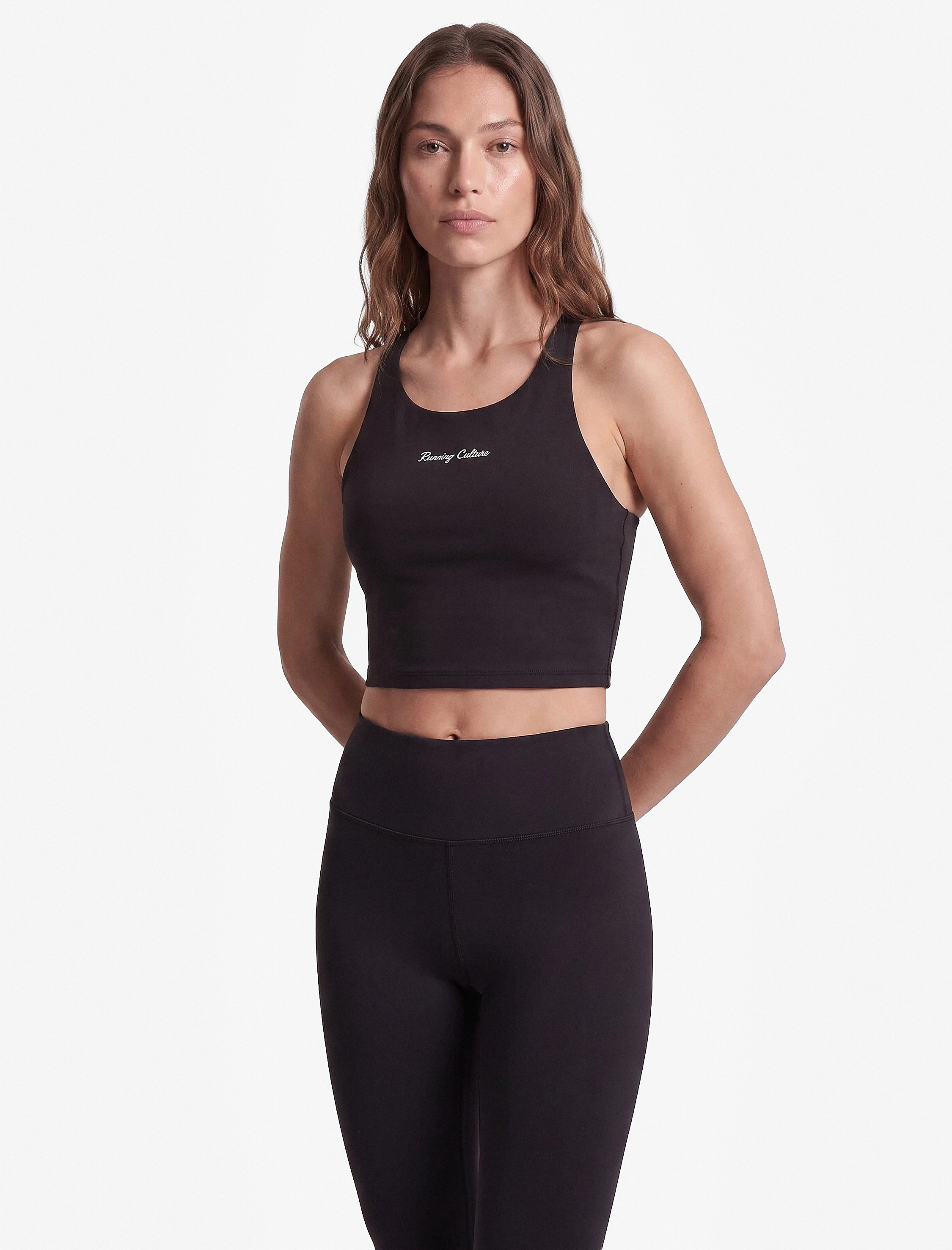   Slim Fit İnterlok Kumaş Sırt Detaylı Bisiklet Yaka Baskılı Sporcu Sütyeni