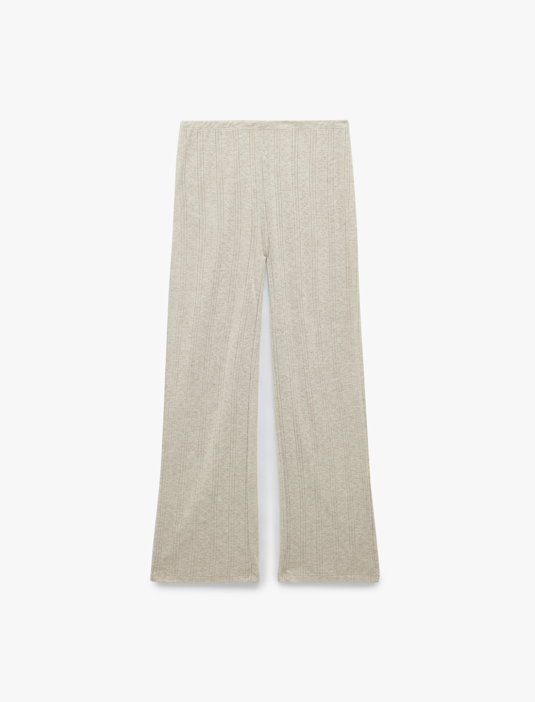   Beli Lastikli Dokulu Uzun Pijama Altı
