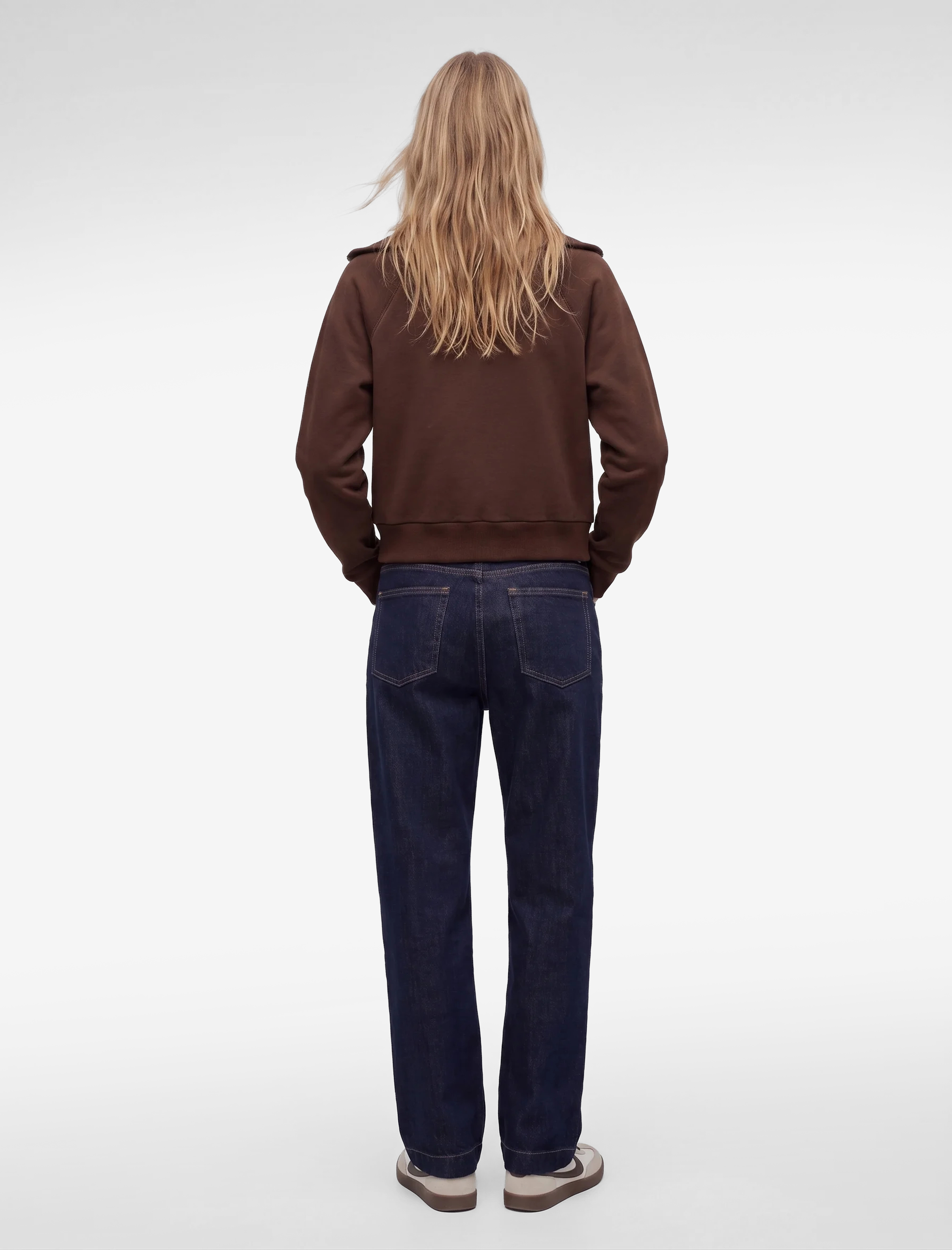 Koton Pamuklu Uzun Kollu Cep Detaylı Slim Fit Fermuarlı Sweatshirt görsel 3