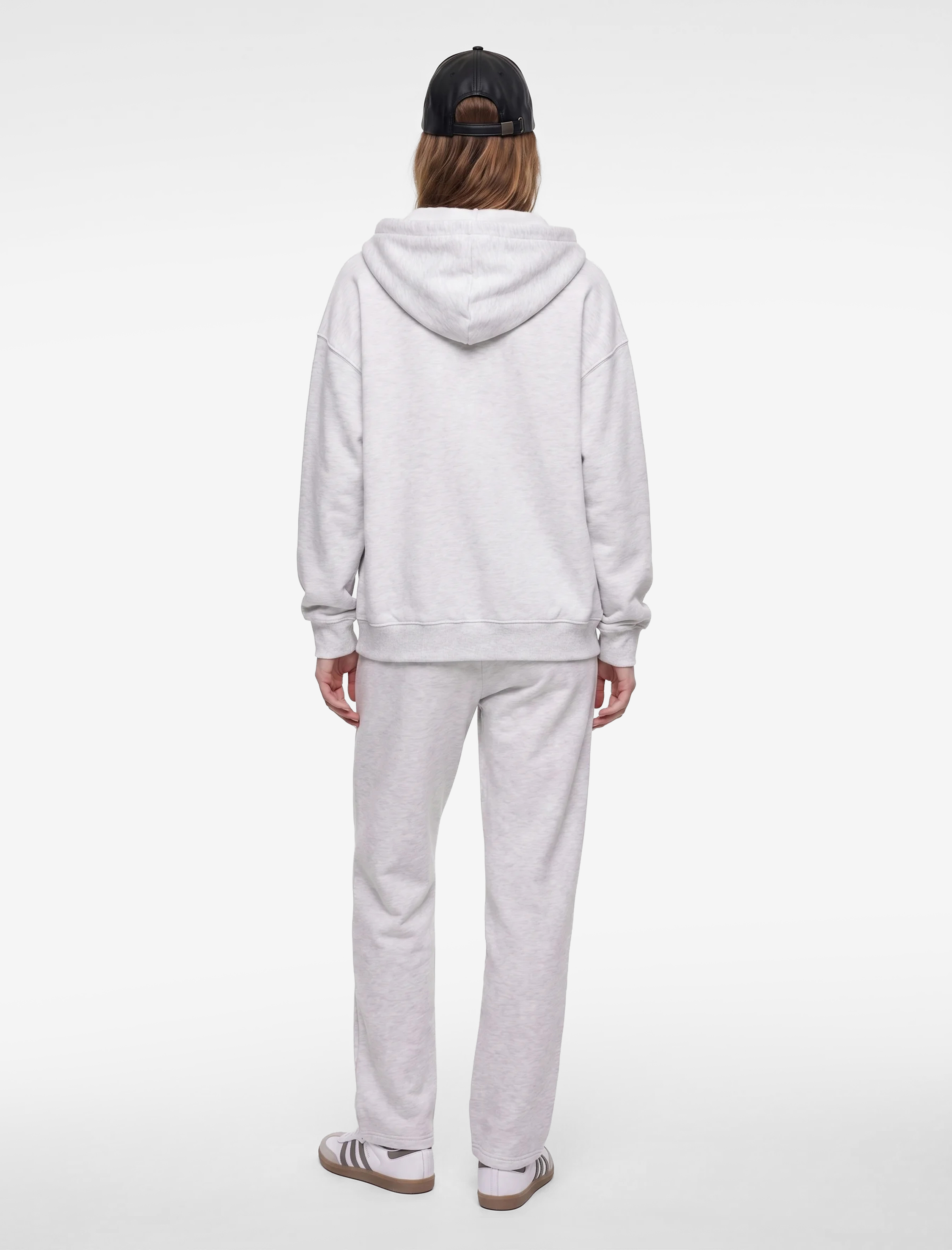 Koton Uzun Kollu Şardonlu Cepli Rahat Kalıp Fermuarlı Kapüşonlu Sweatshirt görsel 3