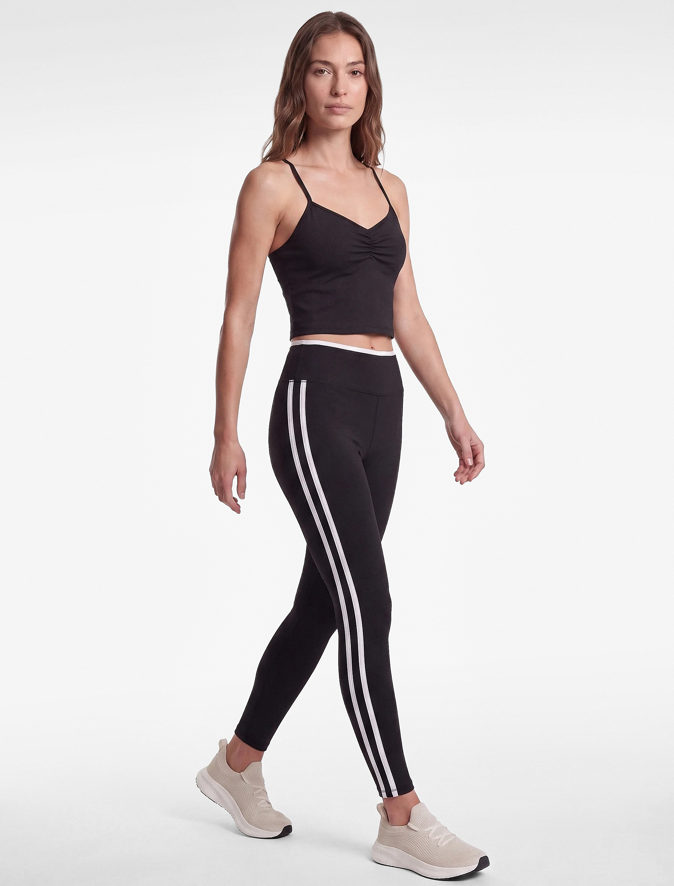   Slim Fit İp Askılı Sırt Detaylı Spor Bluz