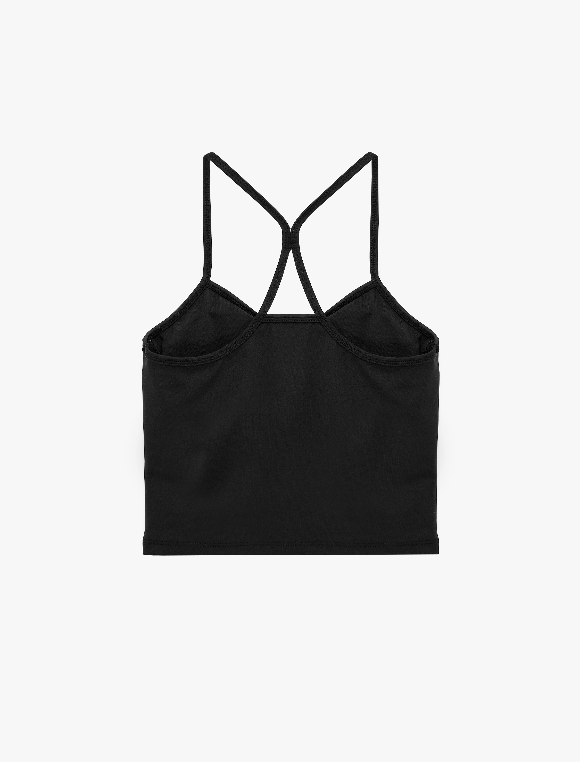   Slim Fit İp Askılı Sırt Detaylı Spor Bluz