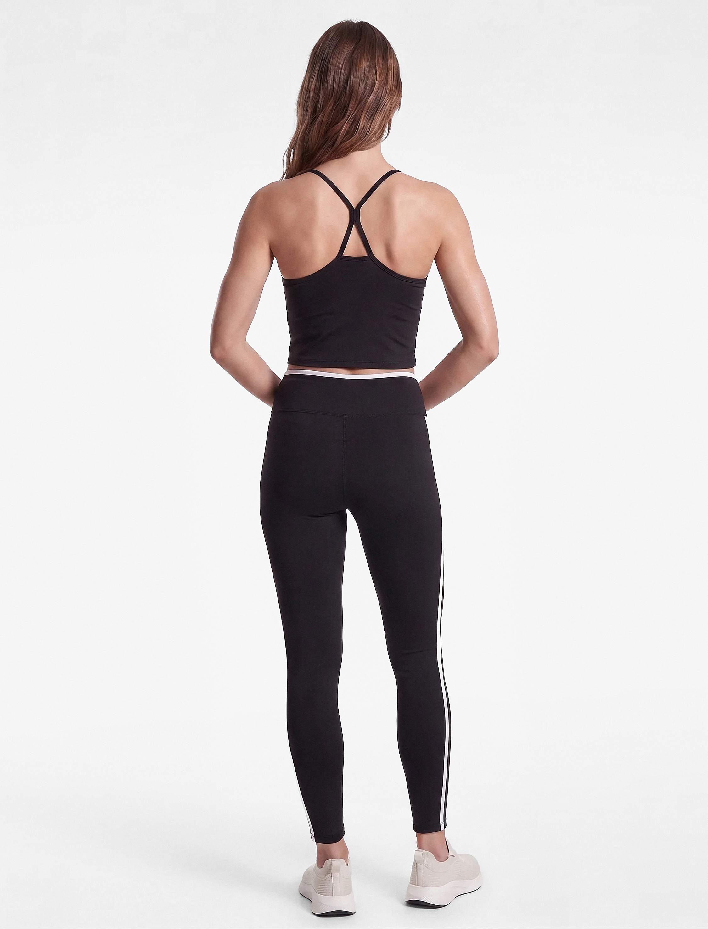   Slim Fit İp Askılı Sırt Detaylı Spor Bluz