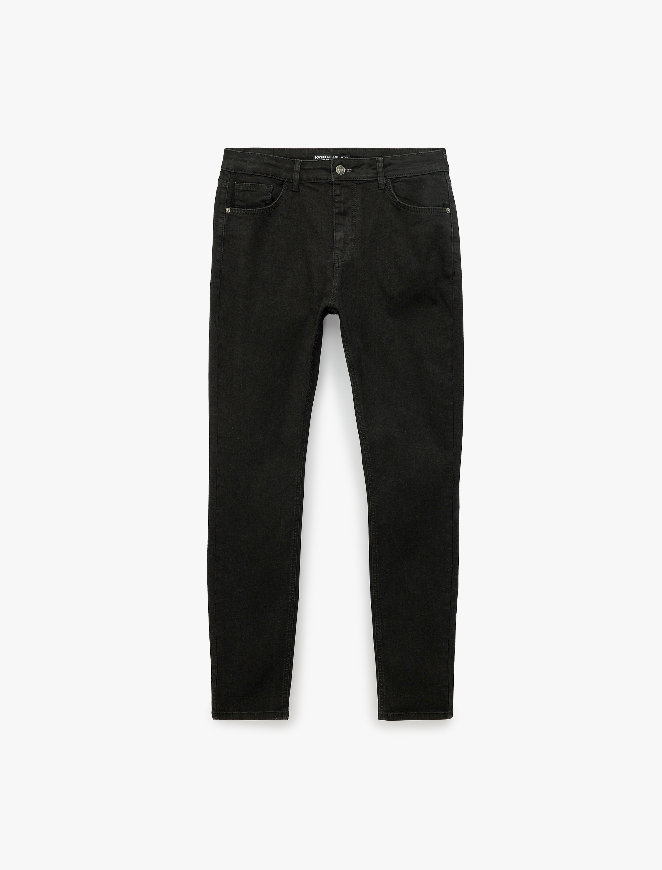 Koton Pamuklu Normal Bel Cepli Skinny Push Up Denim Pantolon - Skinny Push Up Fit Jean görsel 5